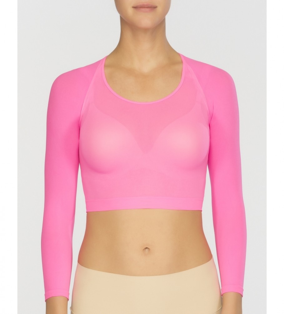 Spanx Sous-chemise de base en tricot semi-transparent 20155R rose