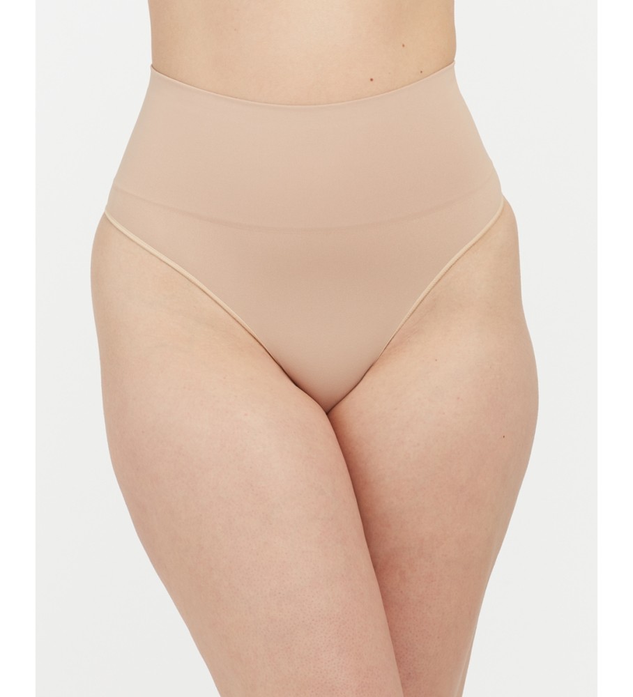 Buy Spanx EcoCare Seamless Shaping Thong - Toasted Oatmeal