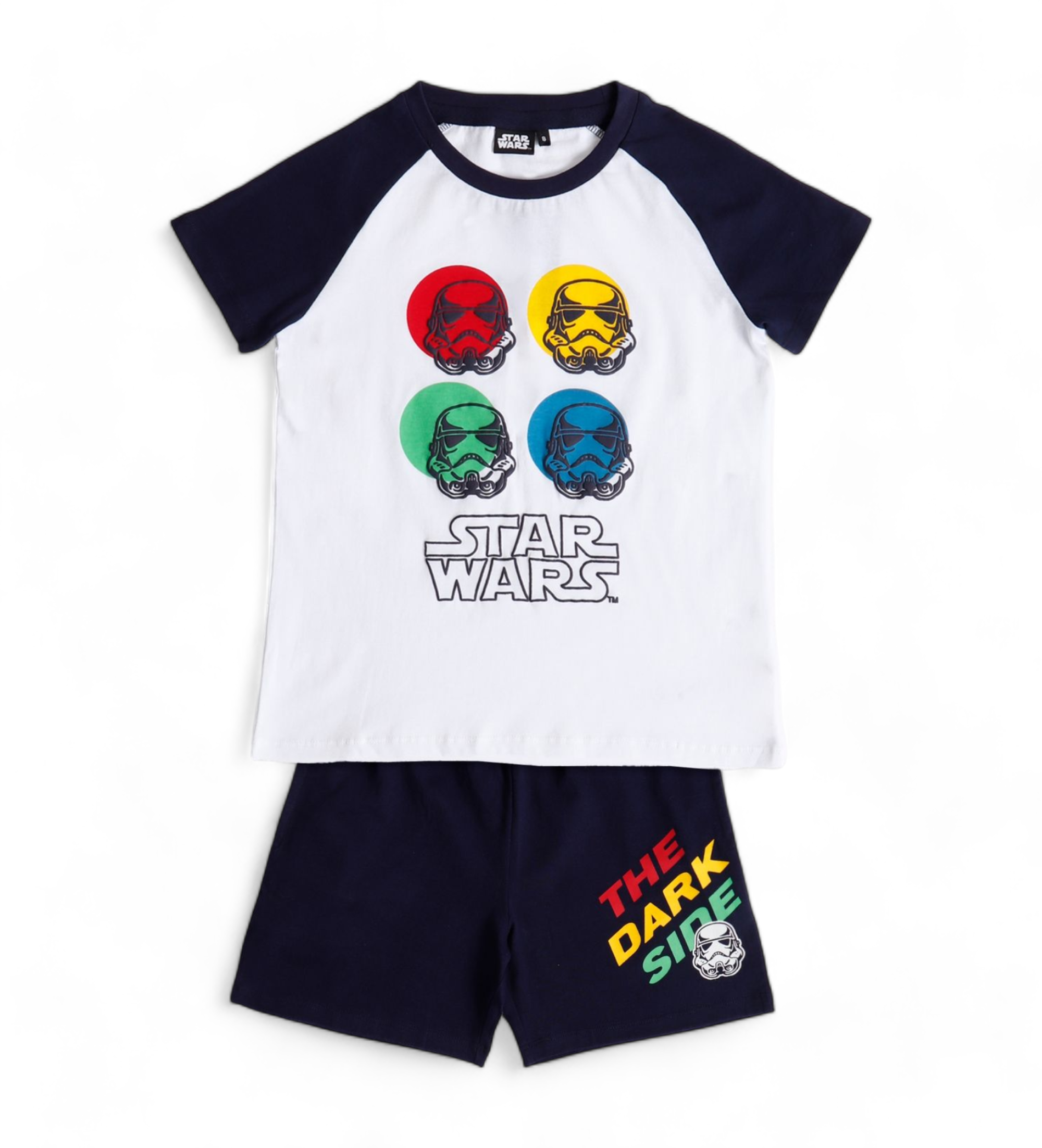 Disney The Dark Strike Pijama de manga curta azul-marinho