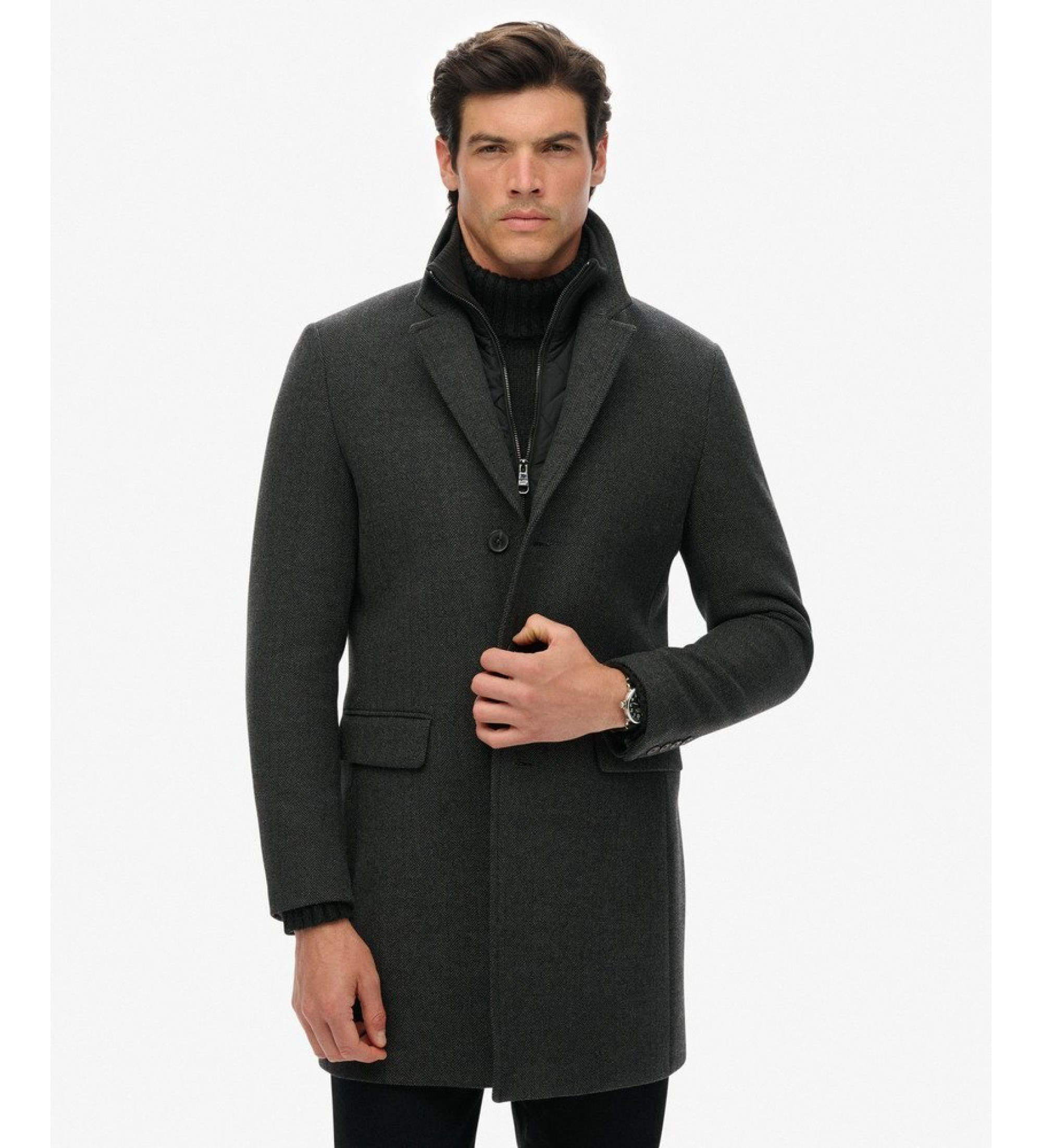 Superdry Casaco 2 em 1 à medida Cidade cinzento escuro Superdry Casaco 2 em 1 à medida Cidade cinzento escuro