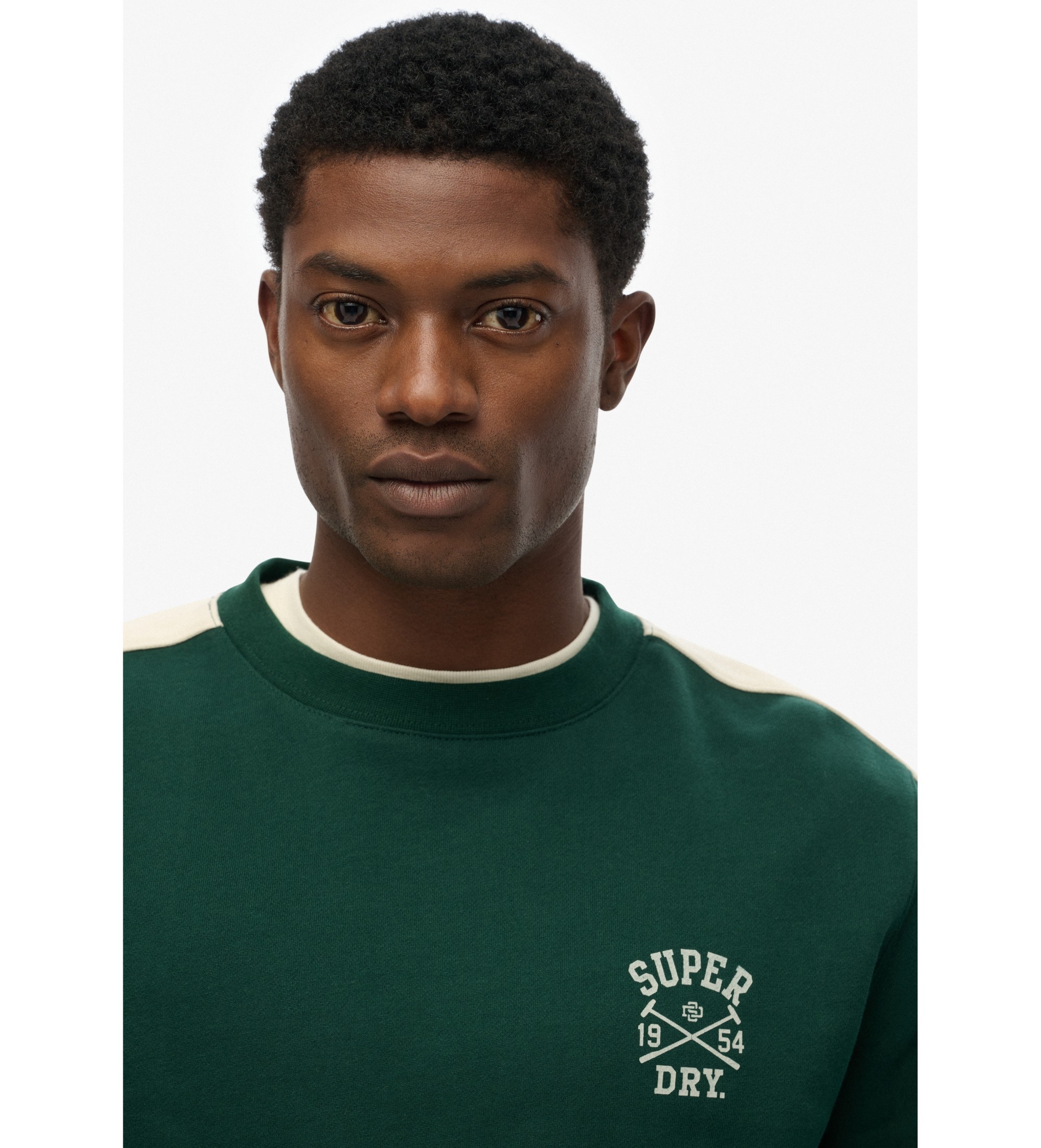 Superdry Athletic Club Crew Sweatshirt vert Superdry Athletic Club Crew Sweatshirt vert