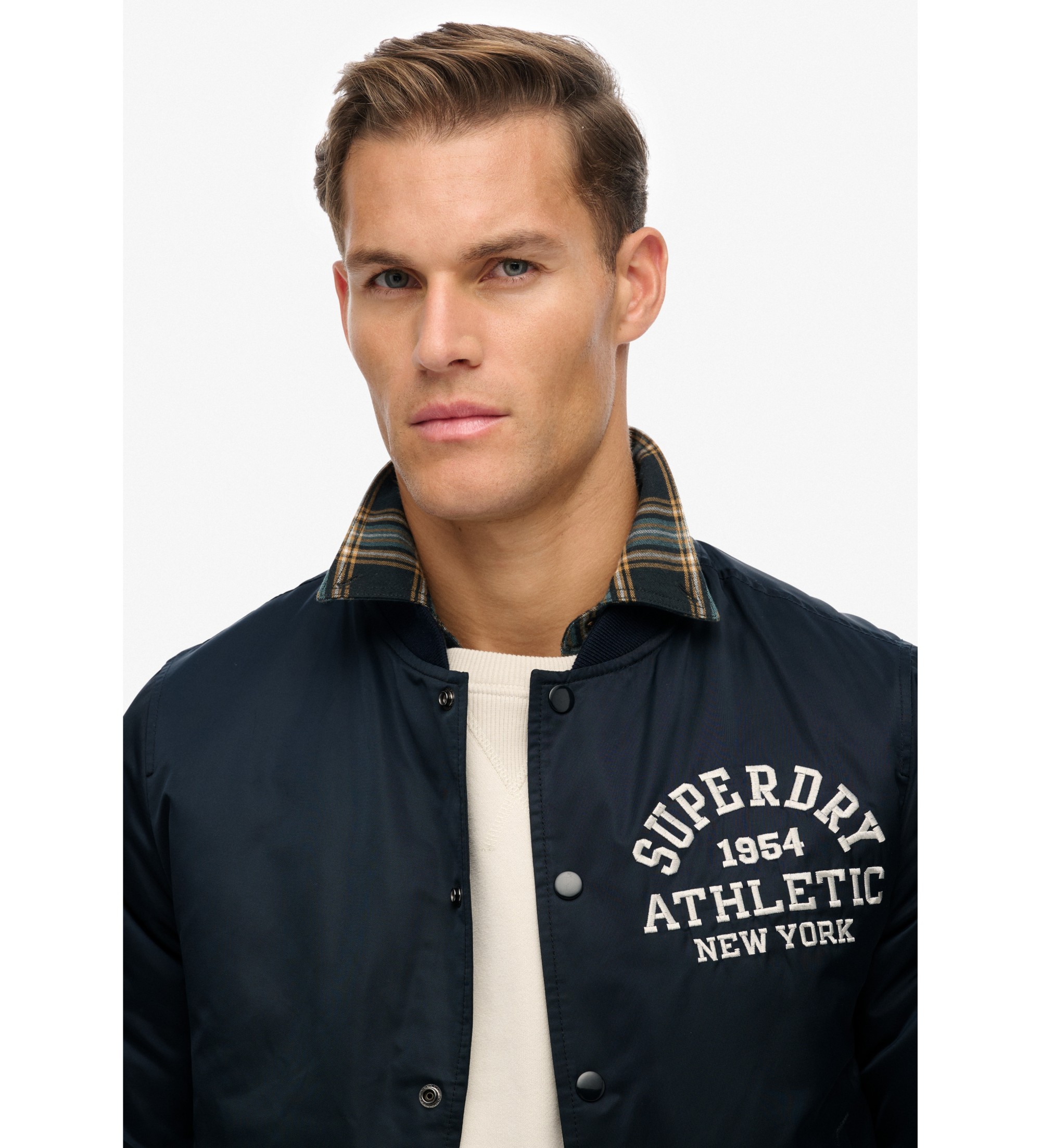 Superdry Athletic Varsity Bomberjacke Navy Superdry Athletic Varsity Bomberjacke Navy