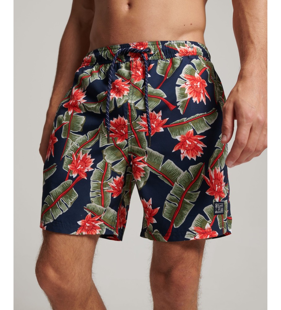Superdry Hawaiian swimming costume made of recycled marine material - ESD  Store fashion, footwear and accessories - best brands shoes and designer  shoes