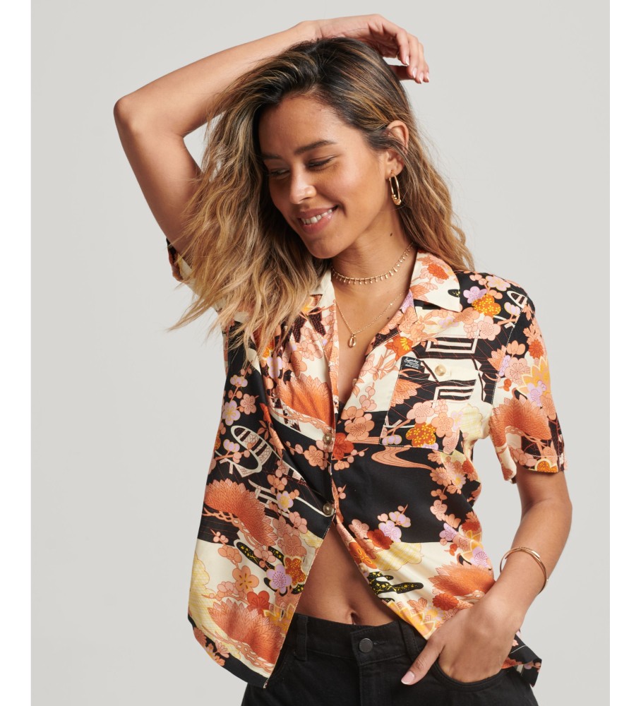 Superdry Vintage logotip Beach Resort Logo majica večbarvna