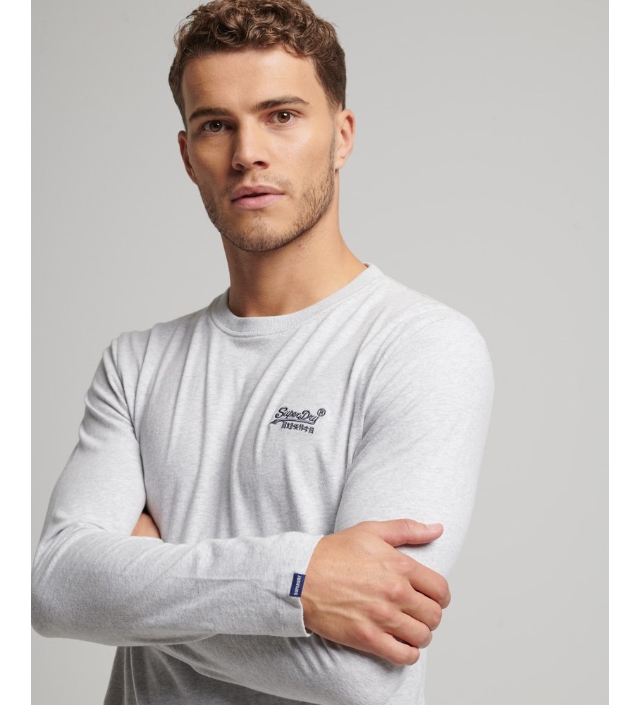 Superdry T-shirt en coton biologique avec logo Vintage brodé en blanc Superdry T-shirt en coton biologique avec logo Vintage brodé en blanc