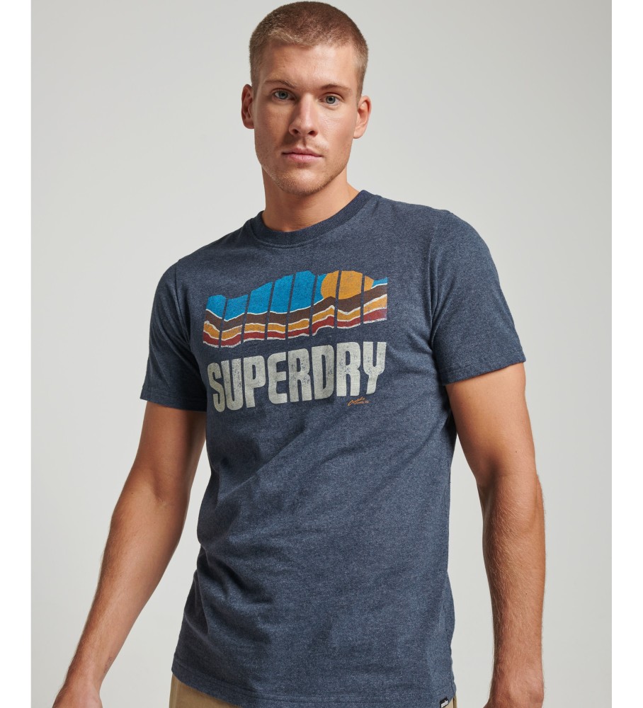 Superdry T-shirt with Vintage Logo Great Outdoors logo