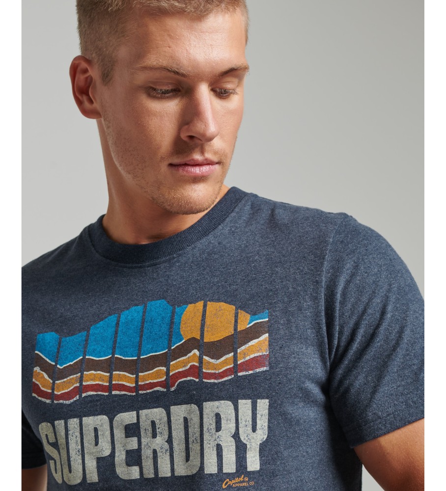 Superdry T-shirt with Vintage Logo Great Outdoors logo