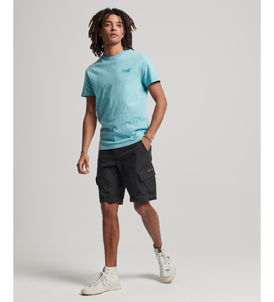 Superdry T-shirt Essential Logo turquoise