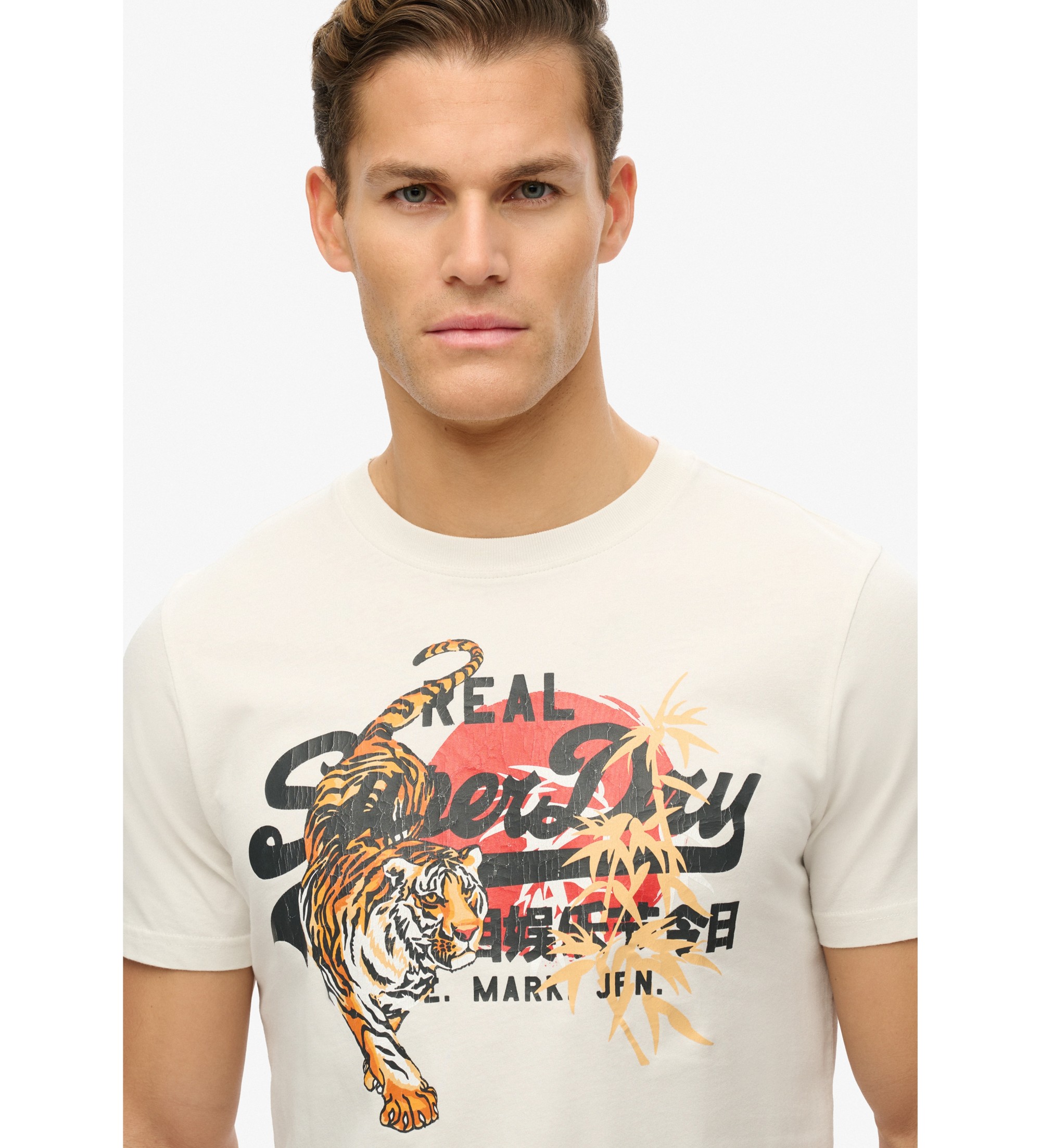 Superdry Vintage Tokio majica bela