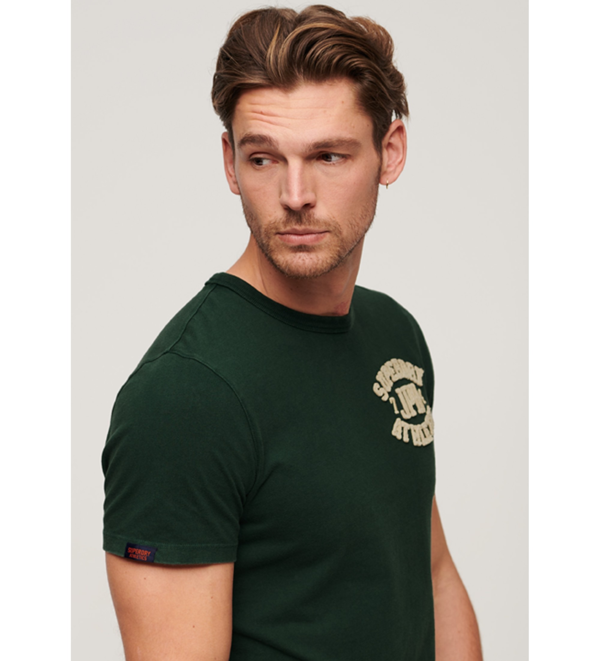 Superdry Vintage Athletic groen T-shirt
