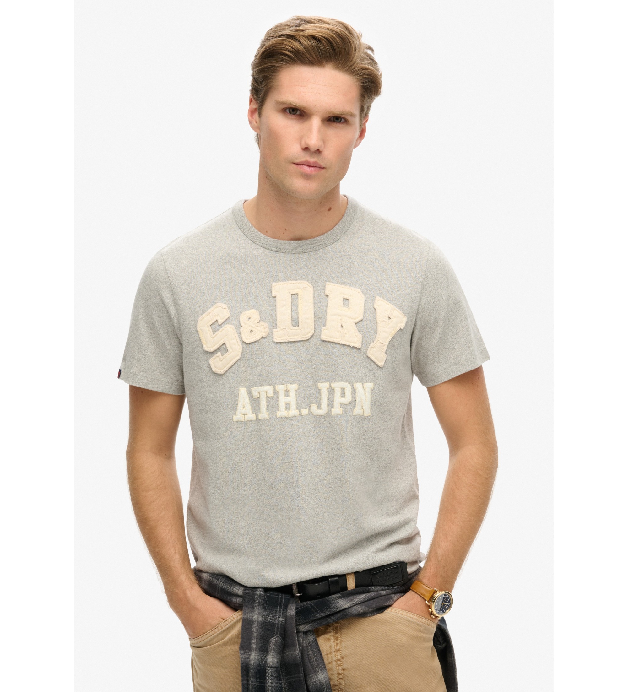 Superdry Vintage Athletic short sleeve T-shirt grey
