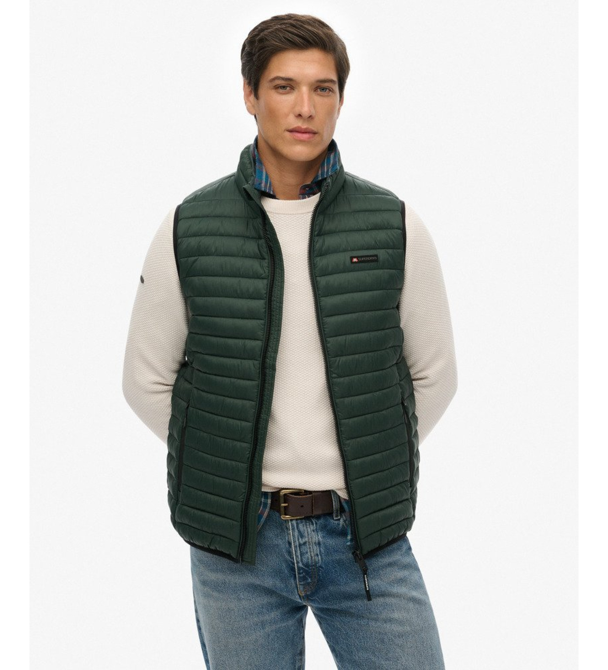 Superdry Gilet matelassé Fuji Lite vert Superdry Gilet matelassé Fuji Lite vert