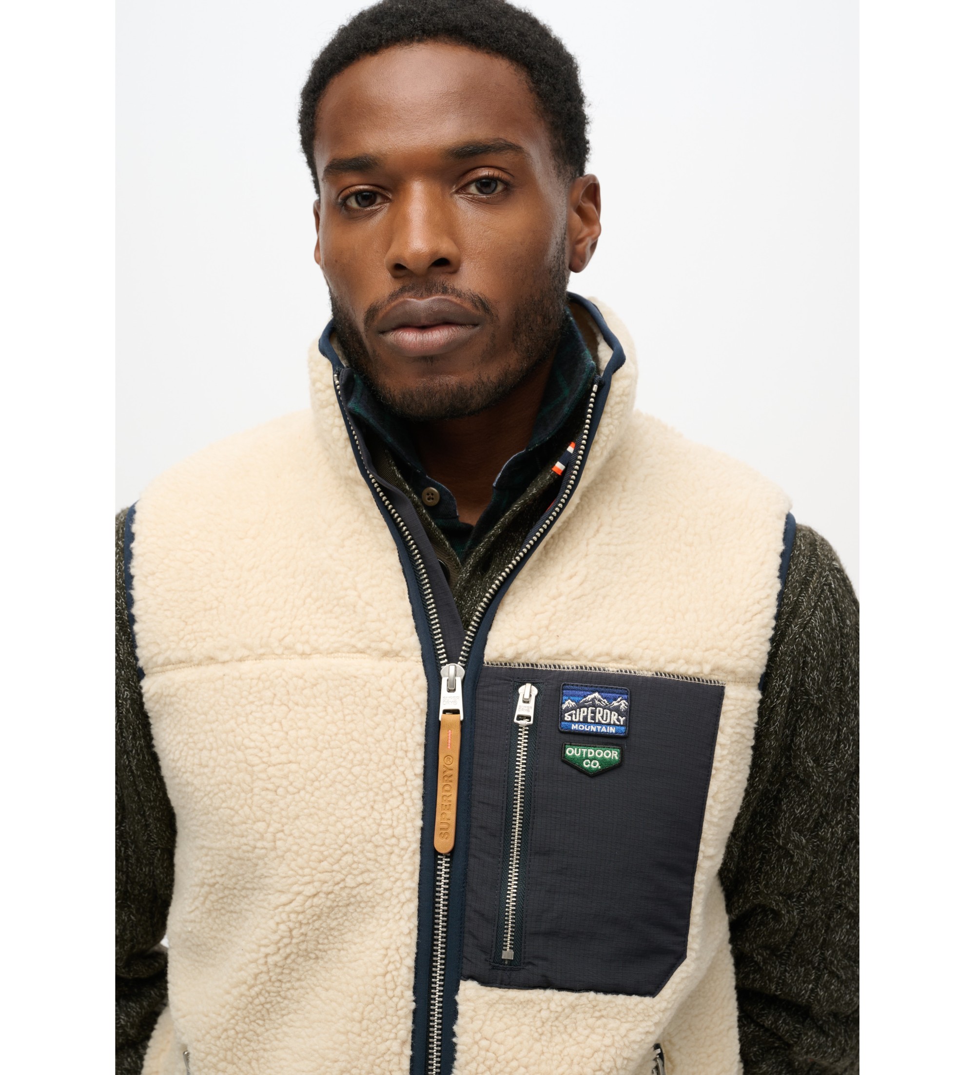 Superdry Colete de l bege