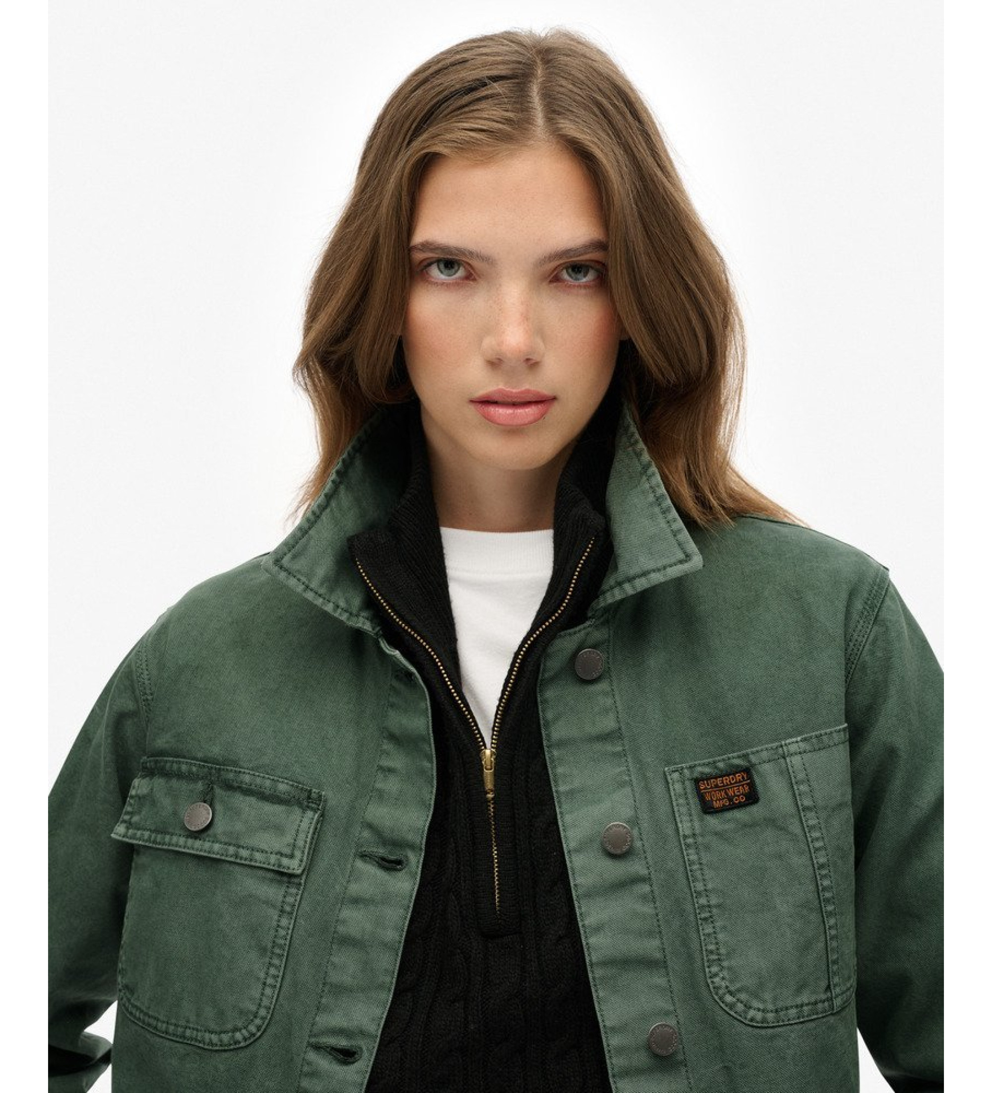 Superdry Chore jacka grön Superdry Chore jacka grön