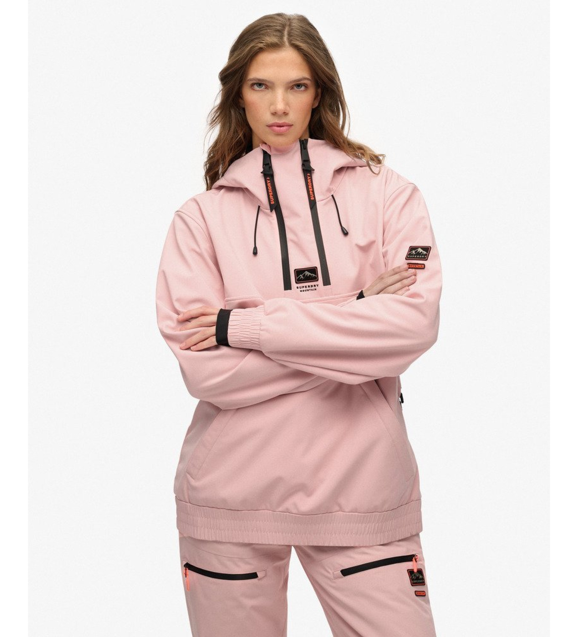 Superdry Ski Freestyle Softshell jakna roza Superdry Ski Freestyle Softshell jakna roza