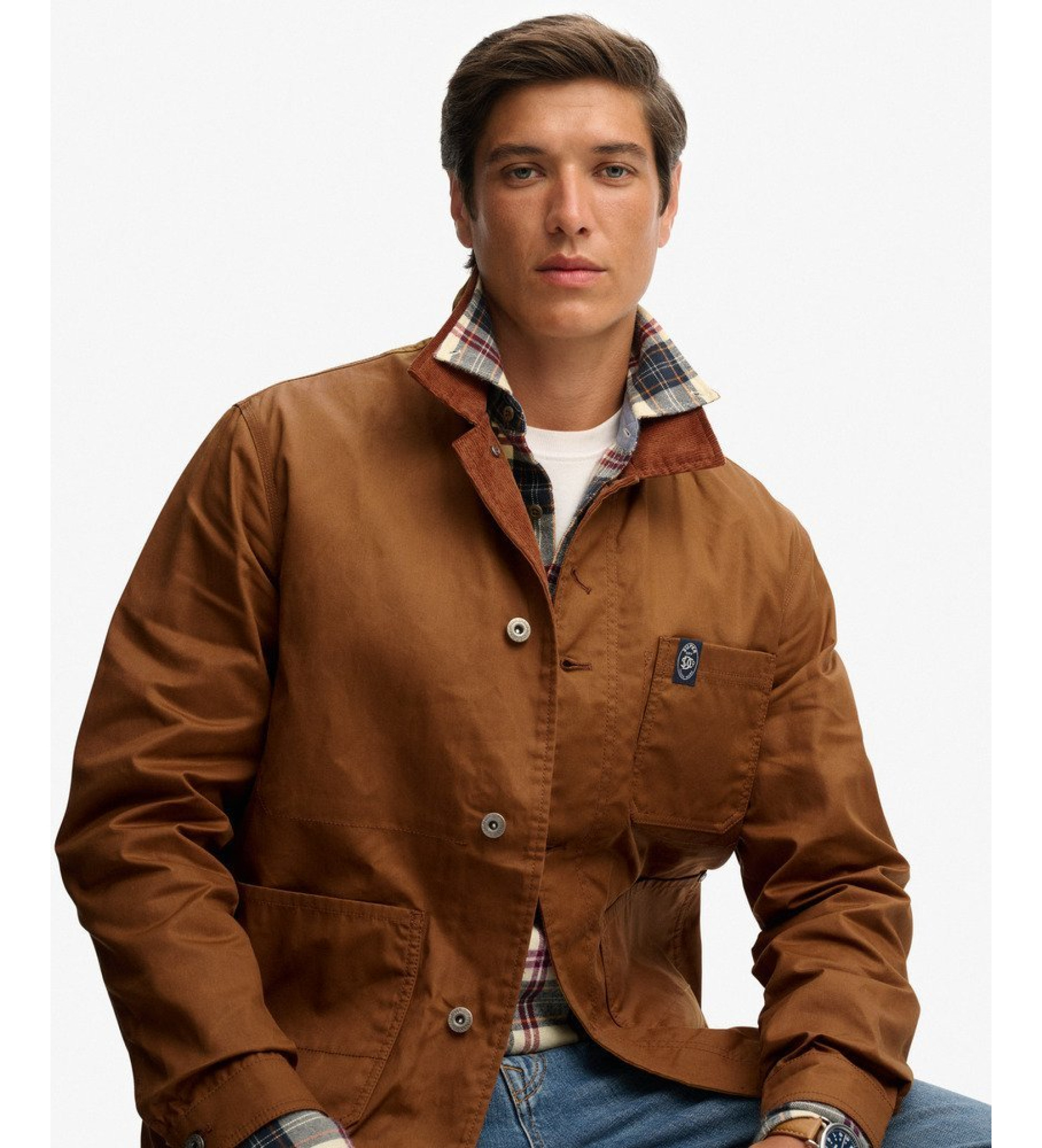 Superdry The Merchant Store brun jacka Superdry The Merchant Store brun jacka