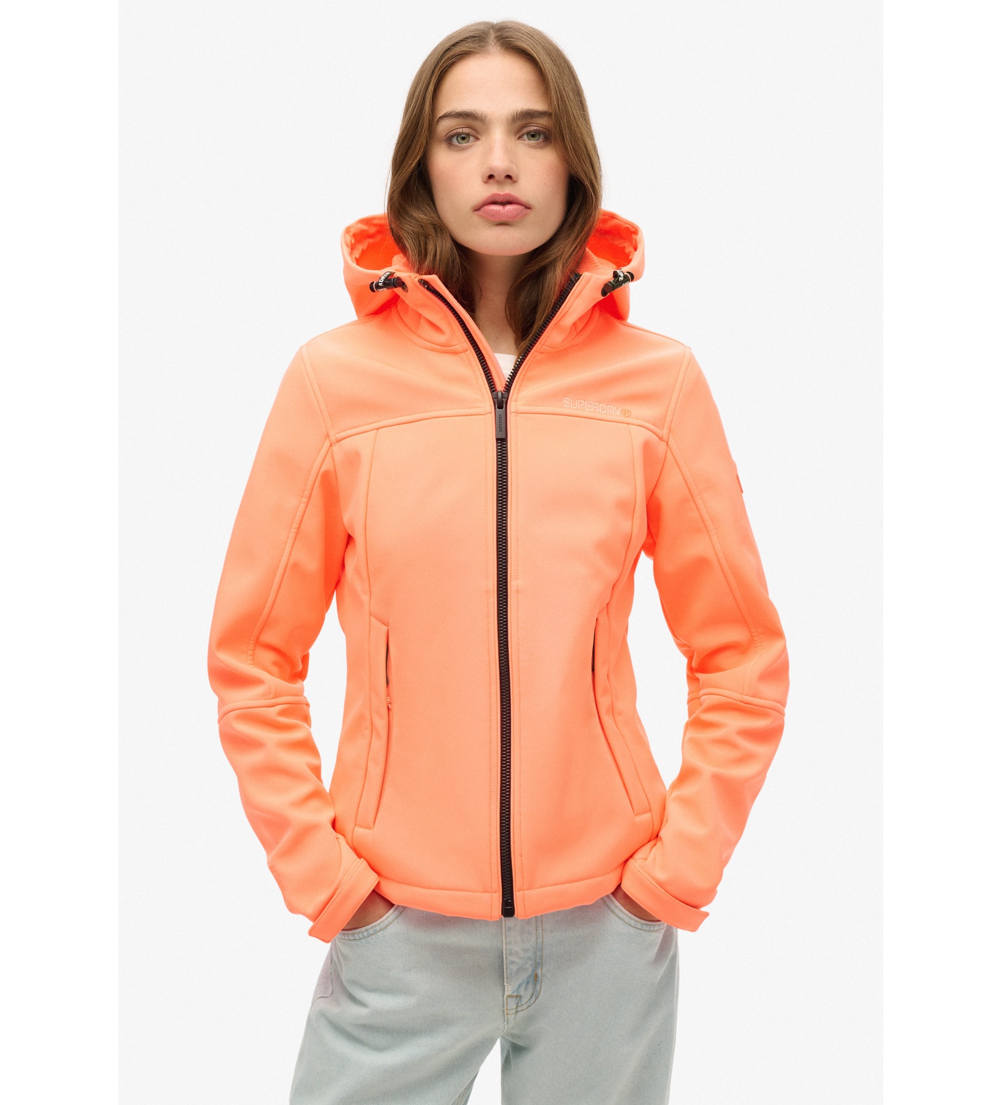 Veste à capuche Classic Trekker corail