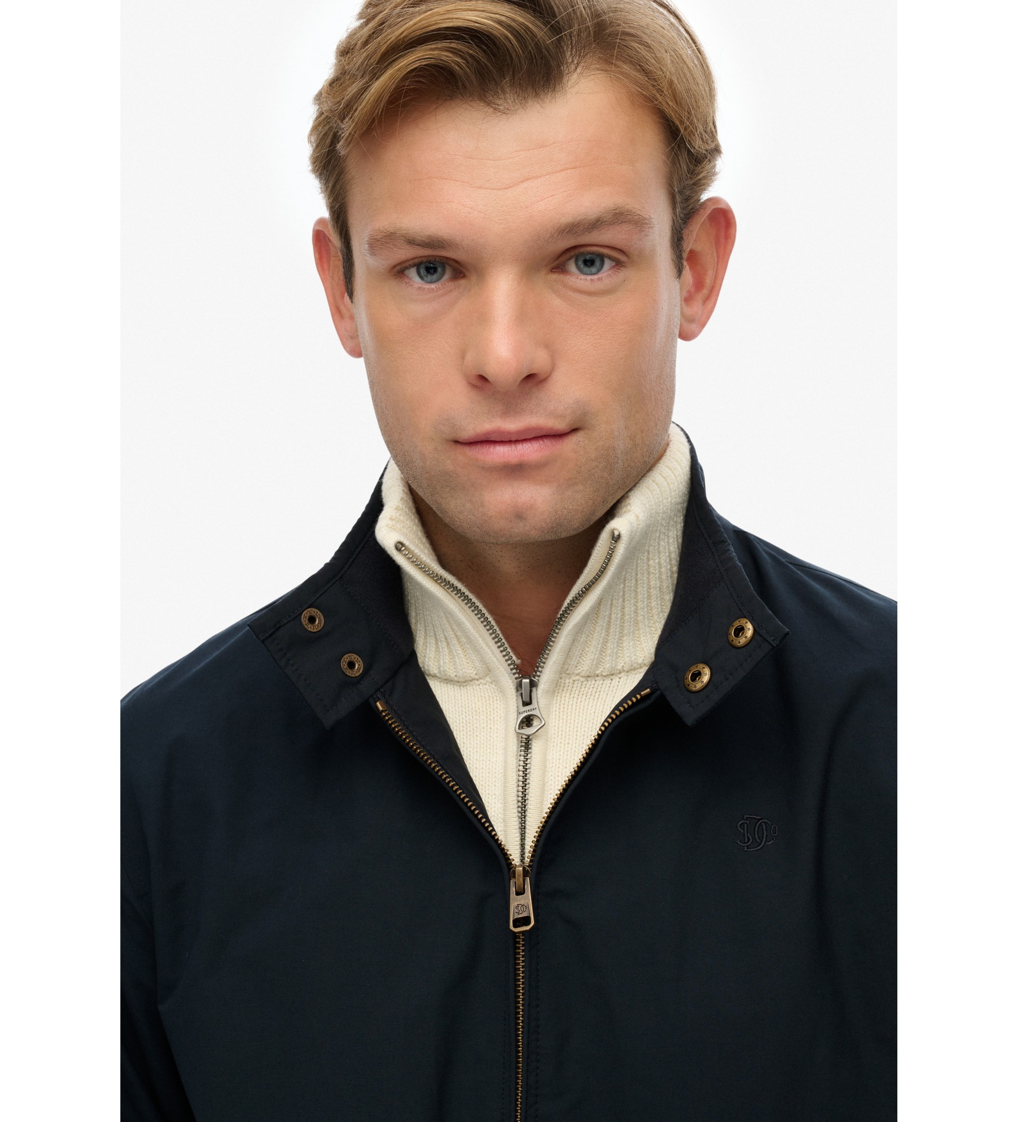 Superdry Classic Harrington Jacket navy Superdry Classic Harrington Jacket navy