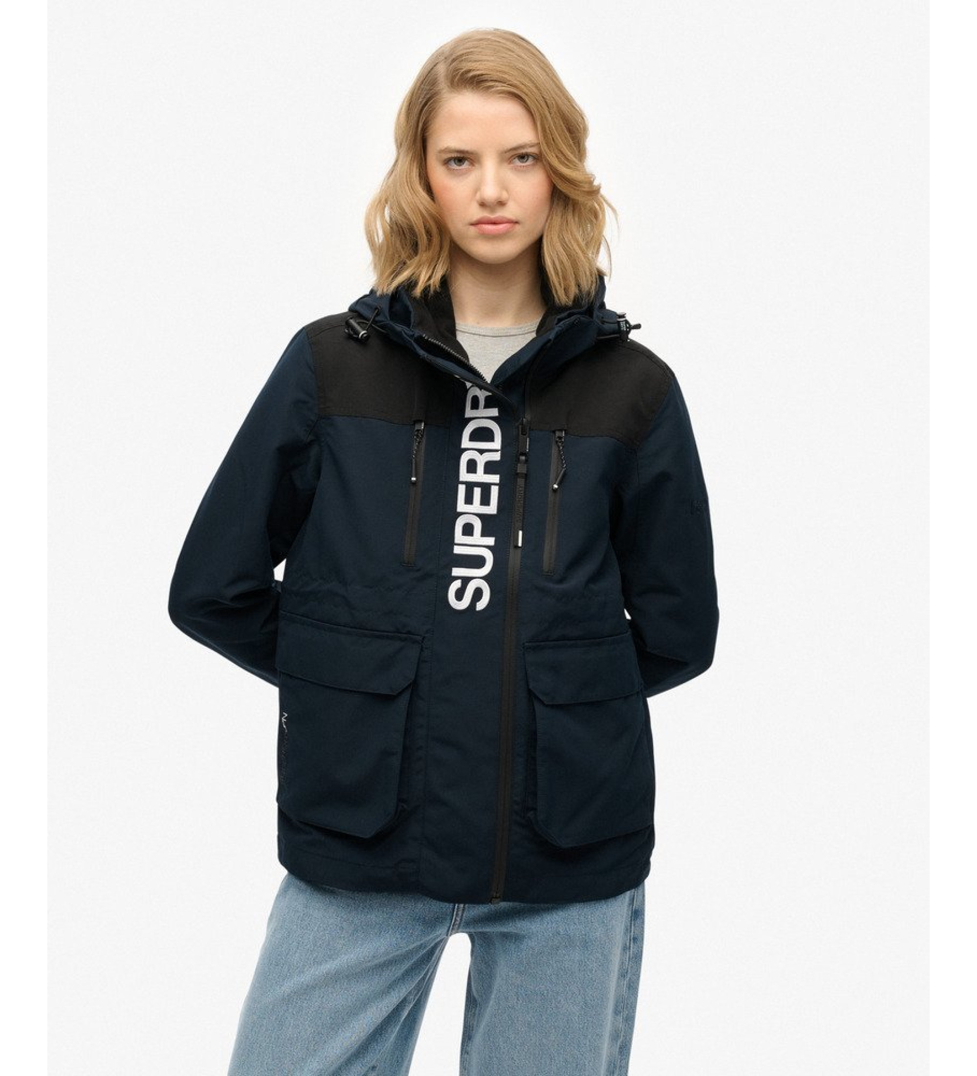 Superdry Giacca Ultimate Color Block blu navy Superdry Giacca Ultimate Color Block blu navy