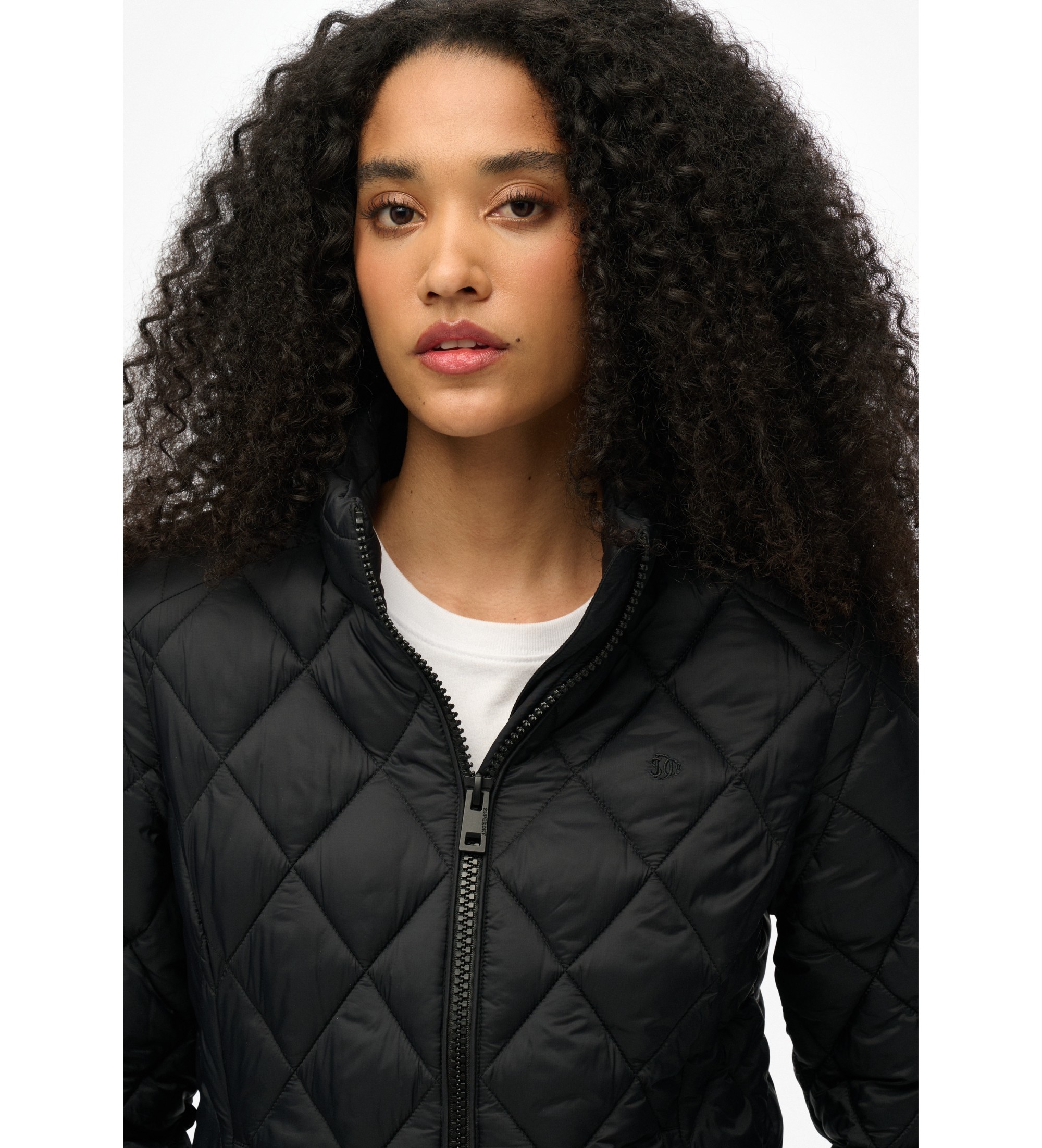 Superdry Veste Fuji Lite Diamond Quilt noir Superdry Veste Fuji Lite Diamond Quilt noir