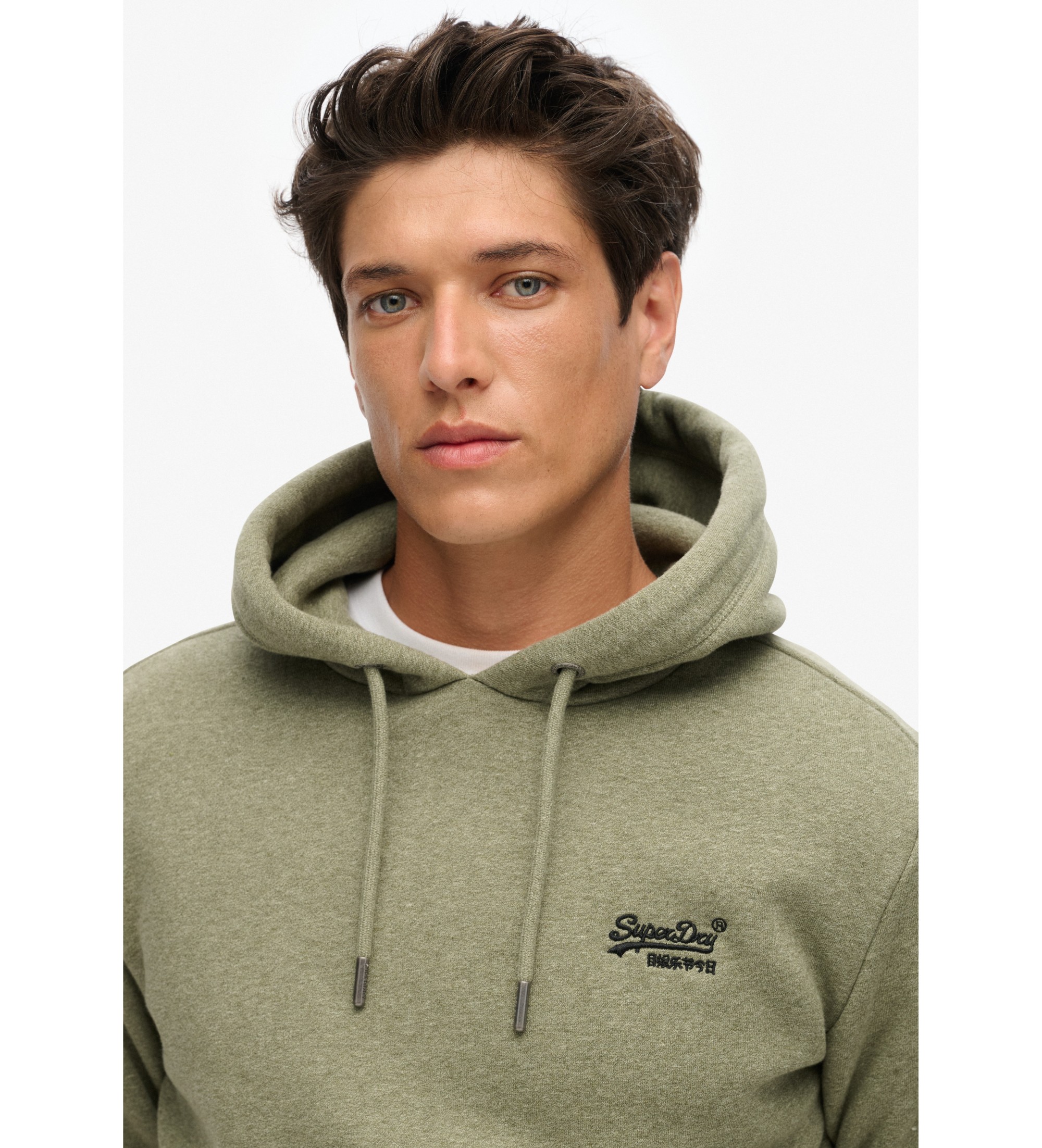 Superdry Sweatshirt essentiel vert Superdry Sweatshirt essentiel vert