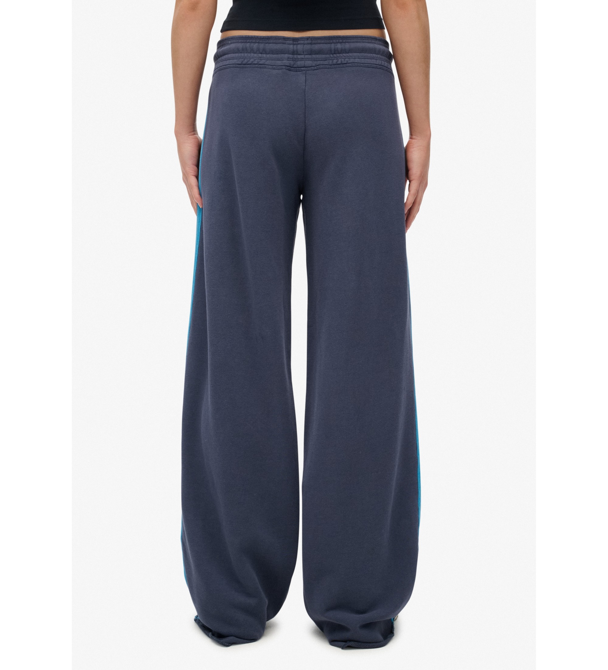Superdry Athletic Essentials Logo Straight Jogger Trousers blå Superdry Athletic Essentials Logo Straight Jogger Trousers blå