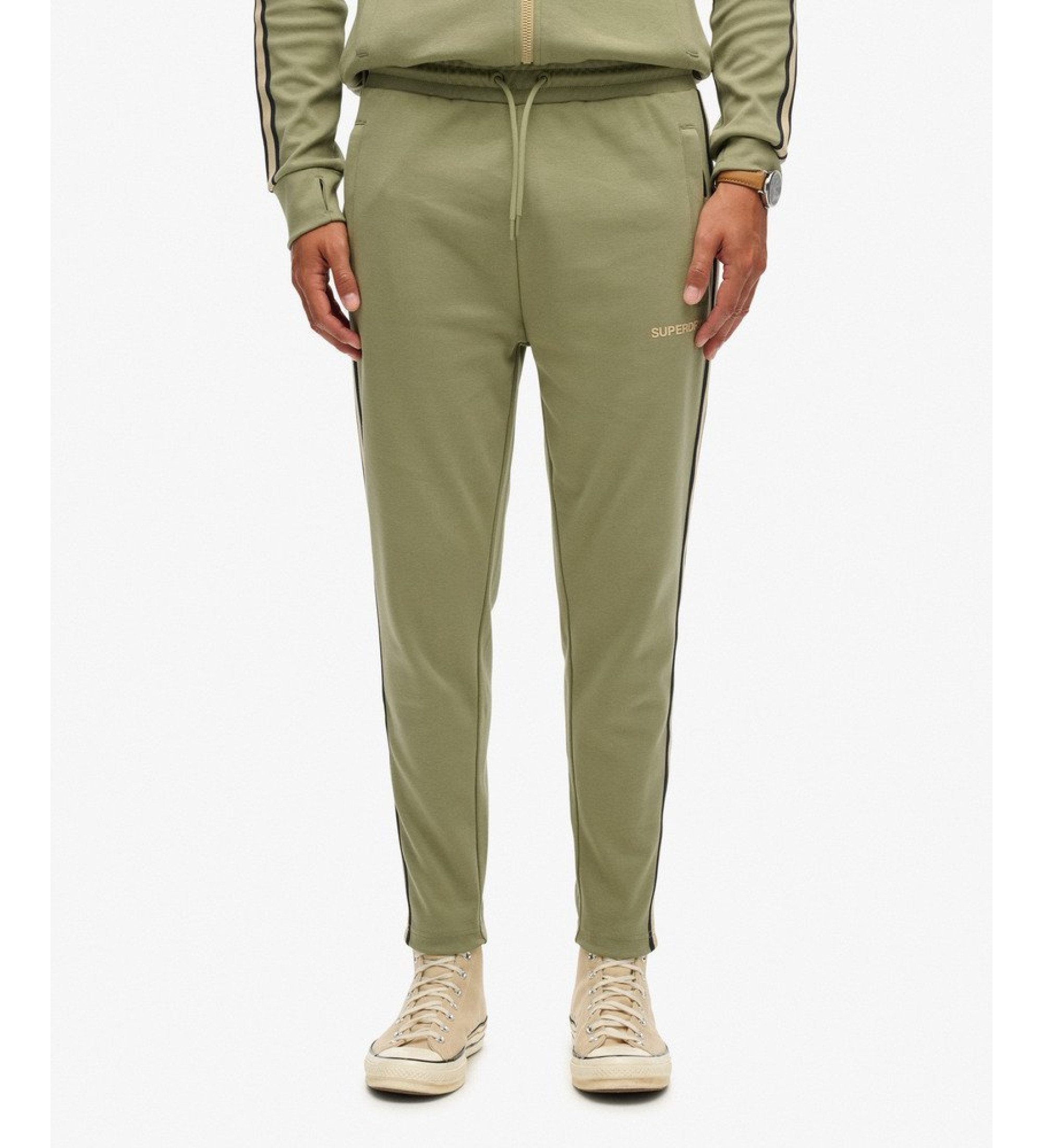 Superdry Pantalón Jogger Tech Cult verde Superdry Pantalón Jogger Tech Cult verde