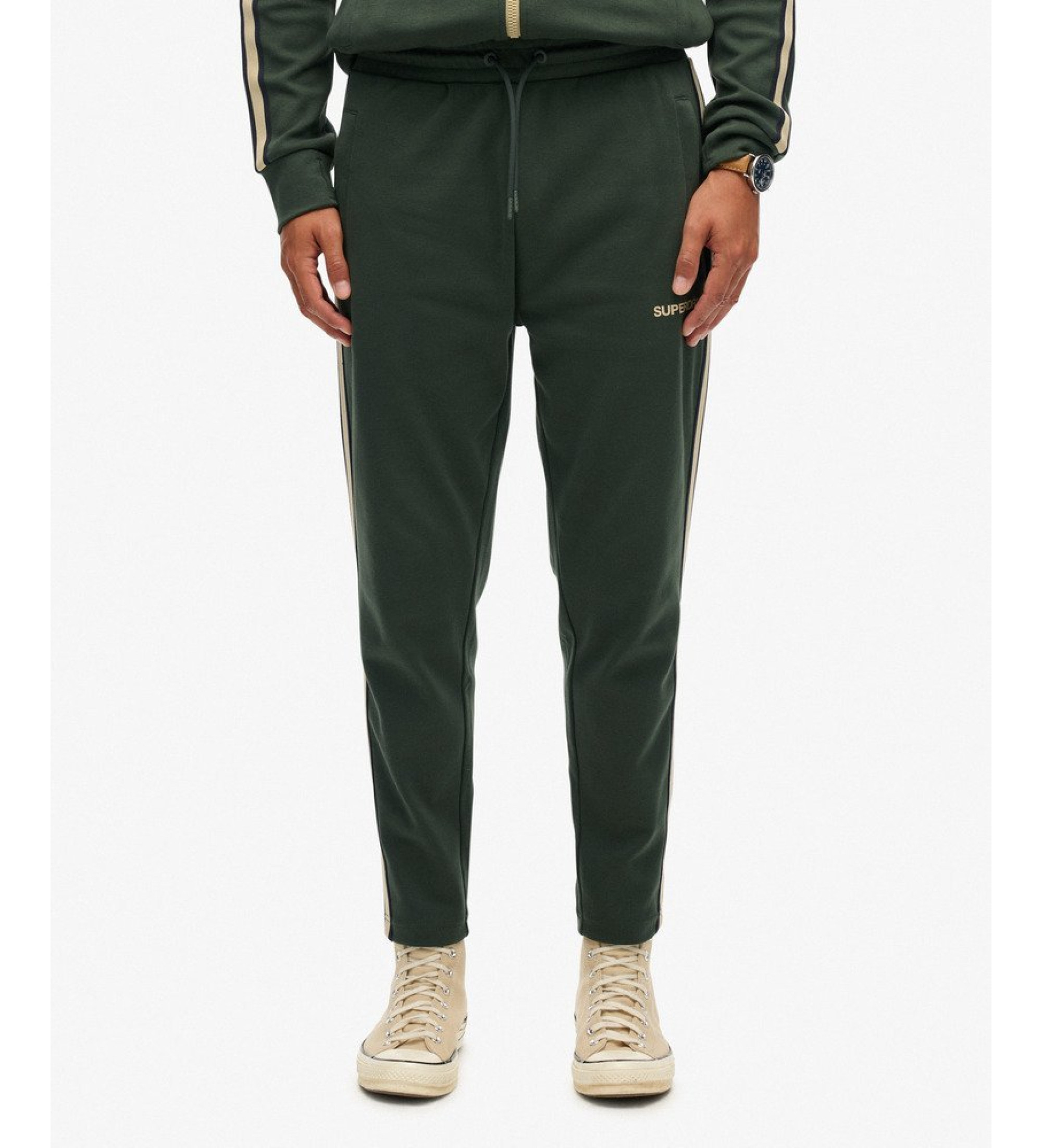 Superdry Pantalón Jogger Tech Cult verde oscuro Superdry Pantalón Jogger Tech Cult verde oscuro