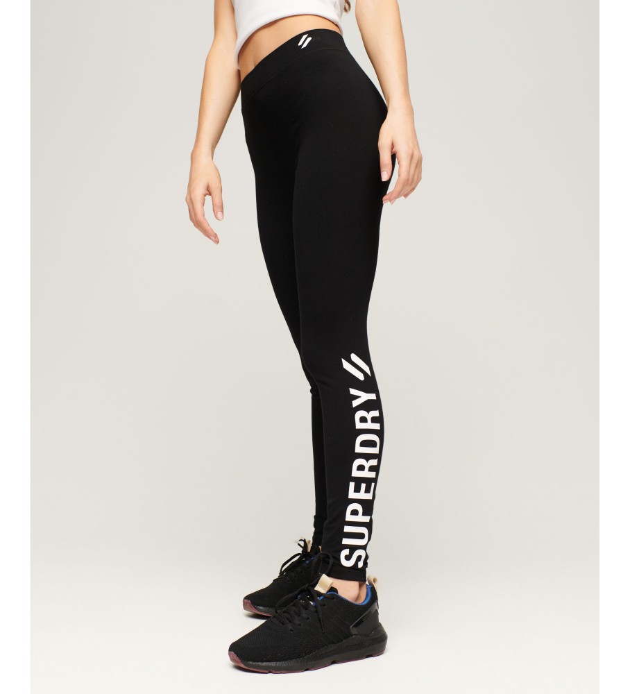 Superdry Leggings Core Sport black - ESD Store fashion, footwear and accessories best brands shoes designer shoes