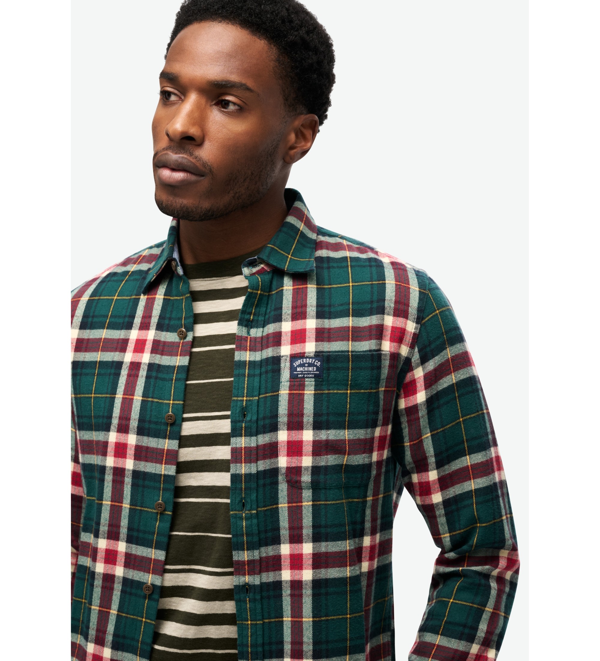 Superdry Chemise verte de bûcheron Superdry Chemise verte de bûcheron