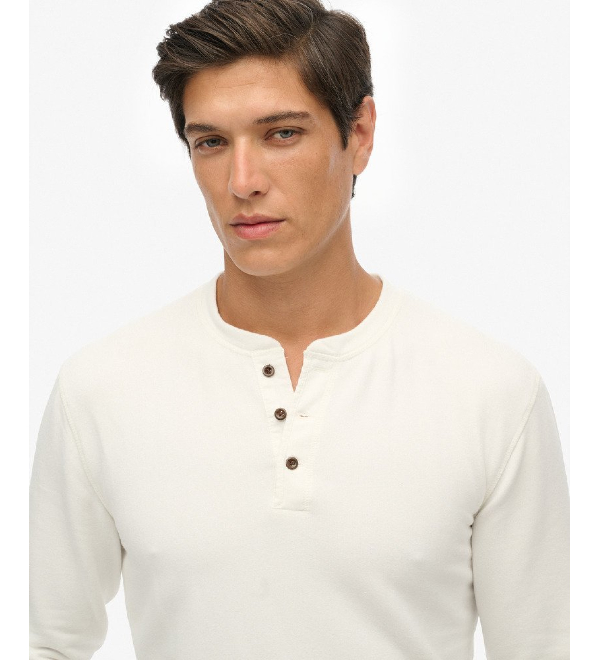 Superdry Magasin Marchand T-shirt Grand-père beige Superdry Magasin Marchand T-shirt Grand-père beige