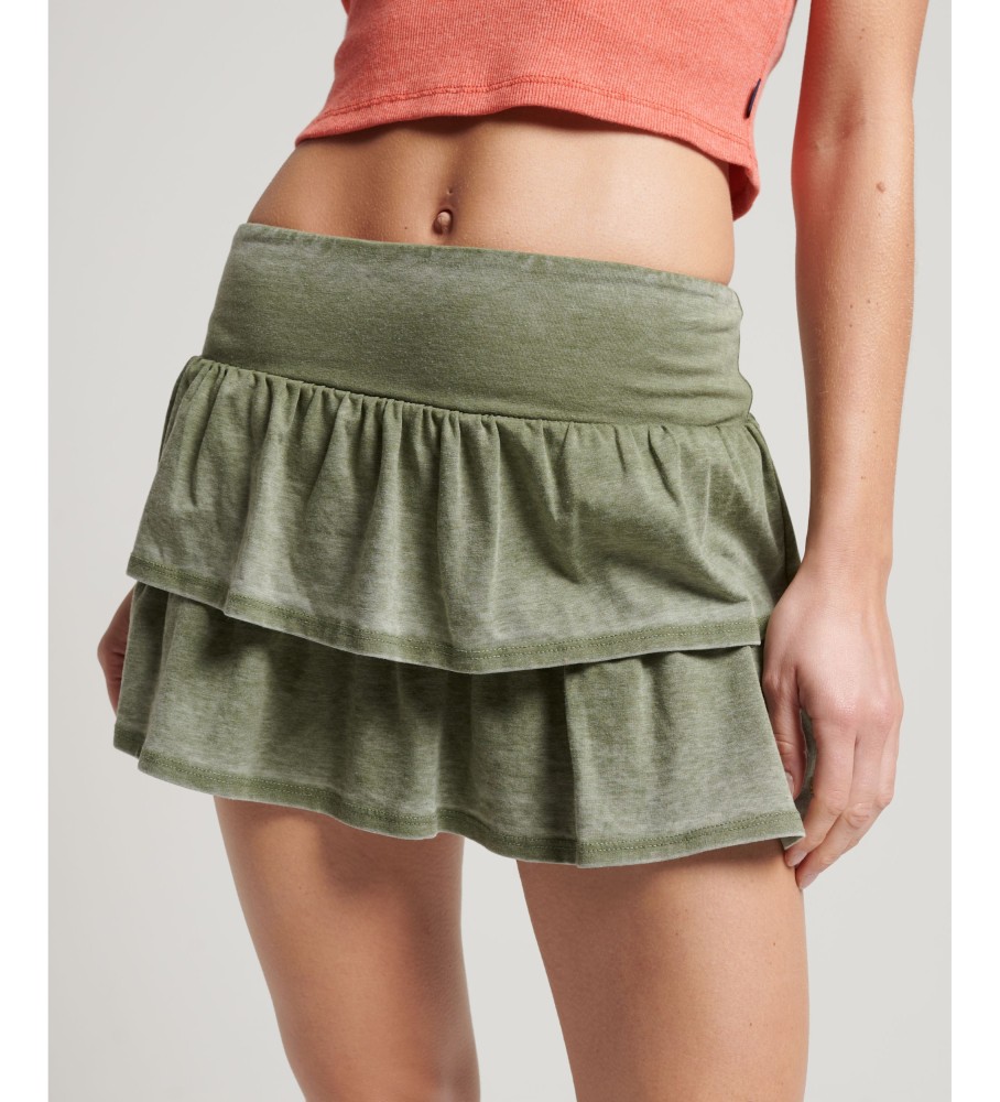 Superdry Green 90\'s miniskirt - ESD Store fashion, footwear and accessories  - best brands shoes and designer shoes
