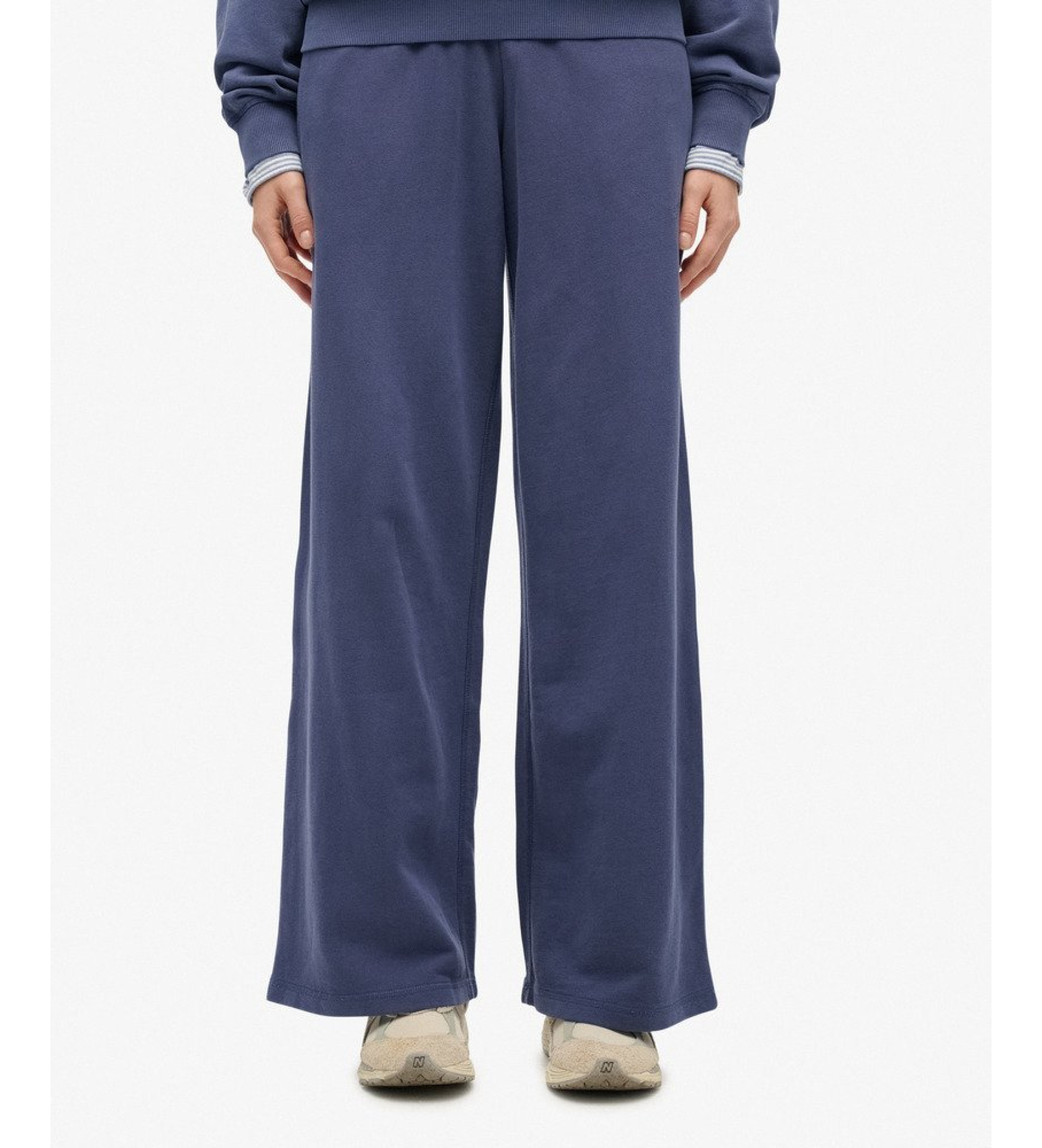 Superdry Athletic Essentials Logo Garment Dyed Jogger Trousers blå Superdry Athletic Essentials Logo Garment Dyed Jogger Trousers blå