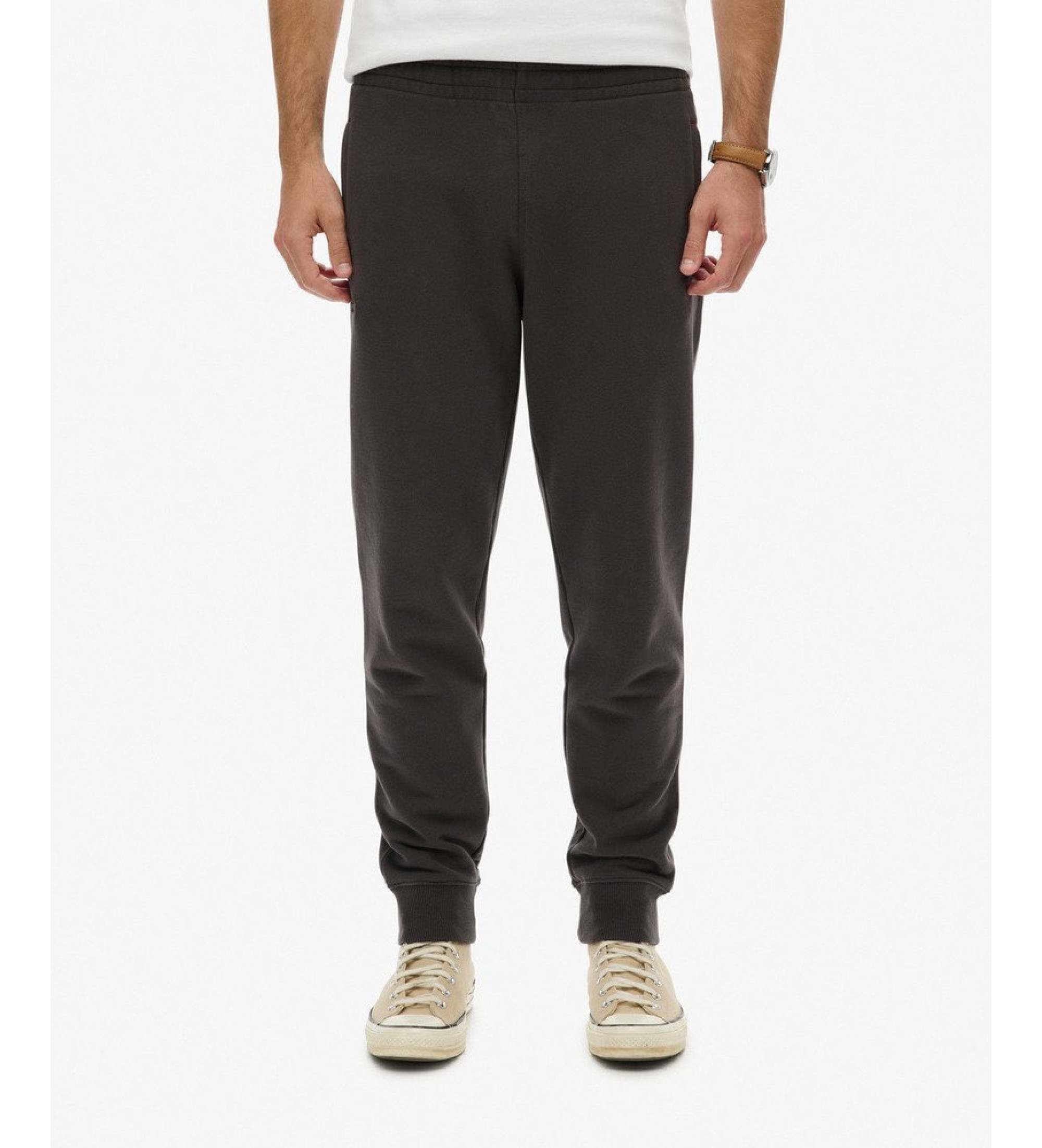 Superdry Pantalón Jogger Essential Logo negro Superdry Pantalón Jogger Essential Logo negro