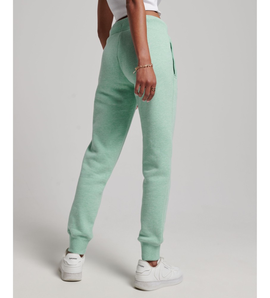 Superdry Jogger trousers with embroidered Vintage Logo green logo