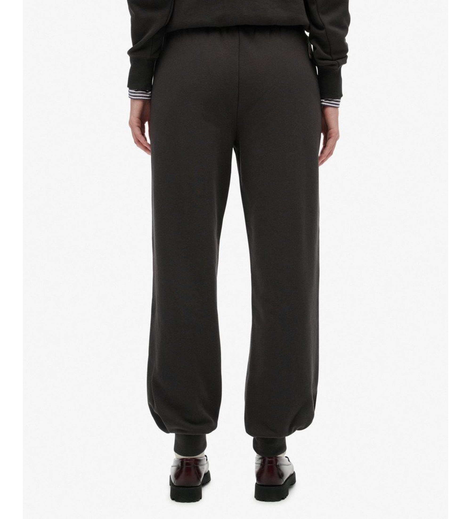 Superdry Country Club Jogger-bukser med manchet, sort Superdry Country Club Jogger-bukser med manchet, sort
