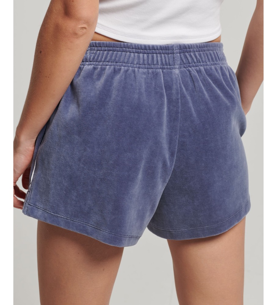Superdry Cales de veludo azul