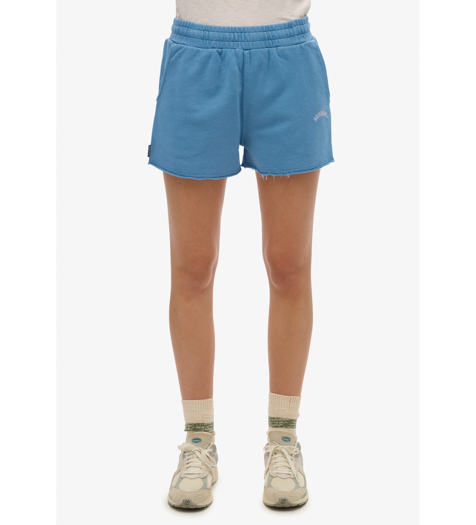 Superdry Bistvene barvane kratke hlače   modre