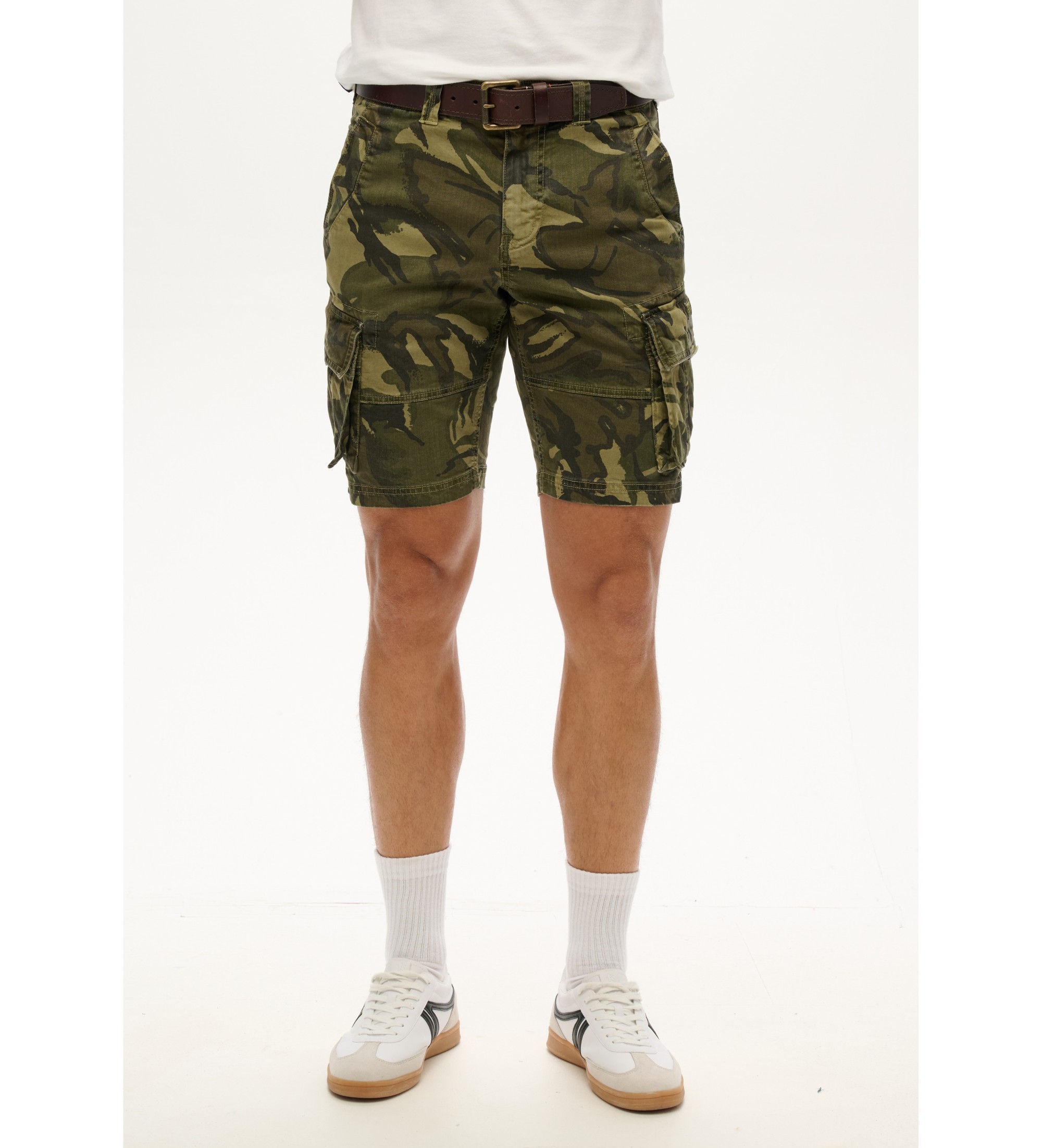 Superdry Pantaln corto tipo cargo Core verde