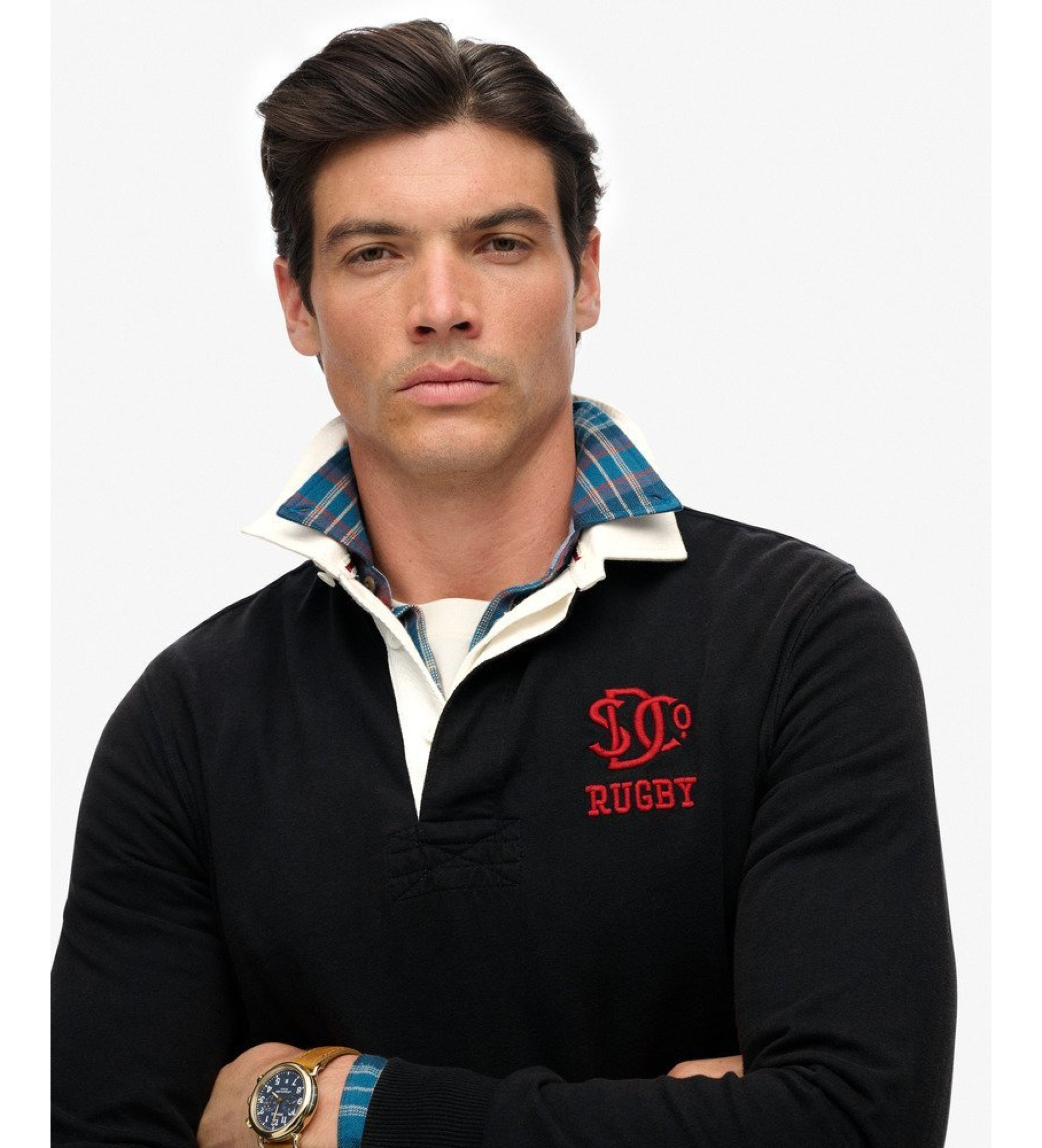 Superdry Vintage Athletic Rugby navy polo shirt Superdry Vintage Athletic Rugby navy polo shirt