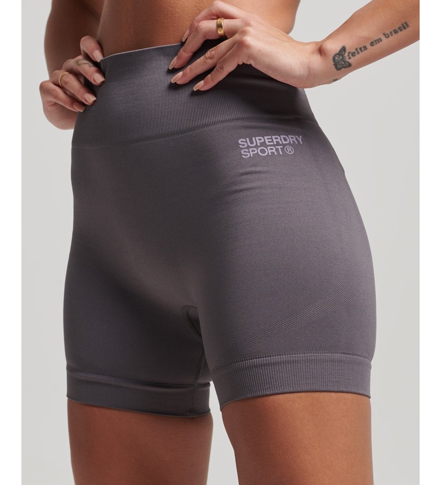 Superdry Short Core Tight Fitted Seamless grey - ESD Store fashion,  footwear and accessories - best brands shoes and designer shoes