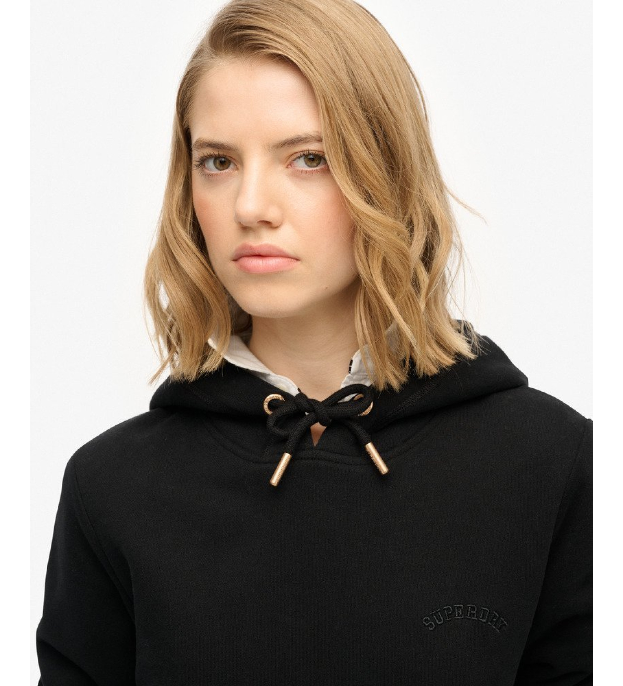 Superdry Felpa Essential Logo Emb nera Superdry Felpa Essential Logo Emb nera