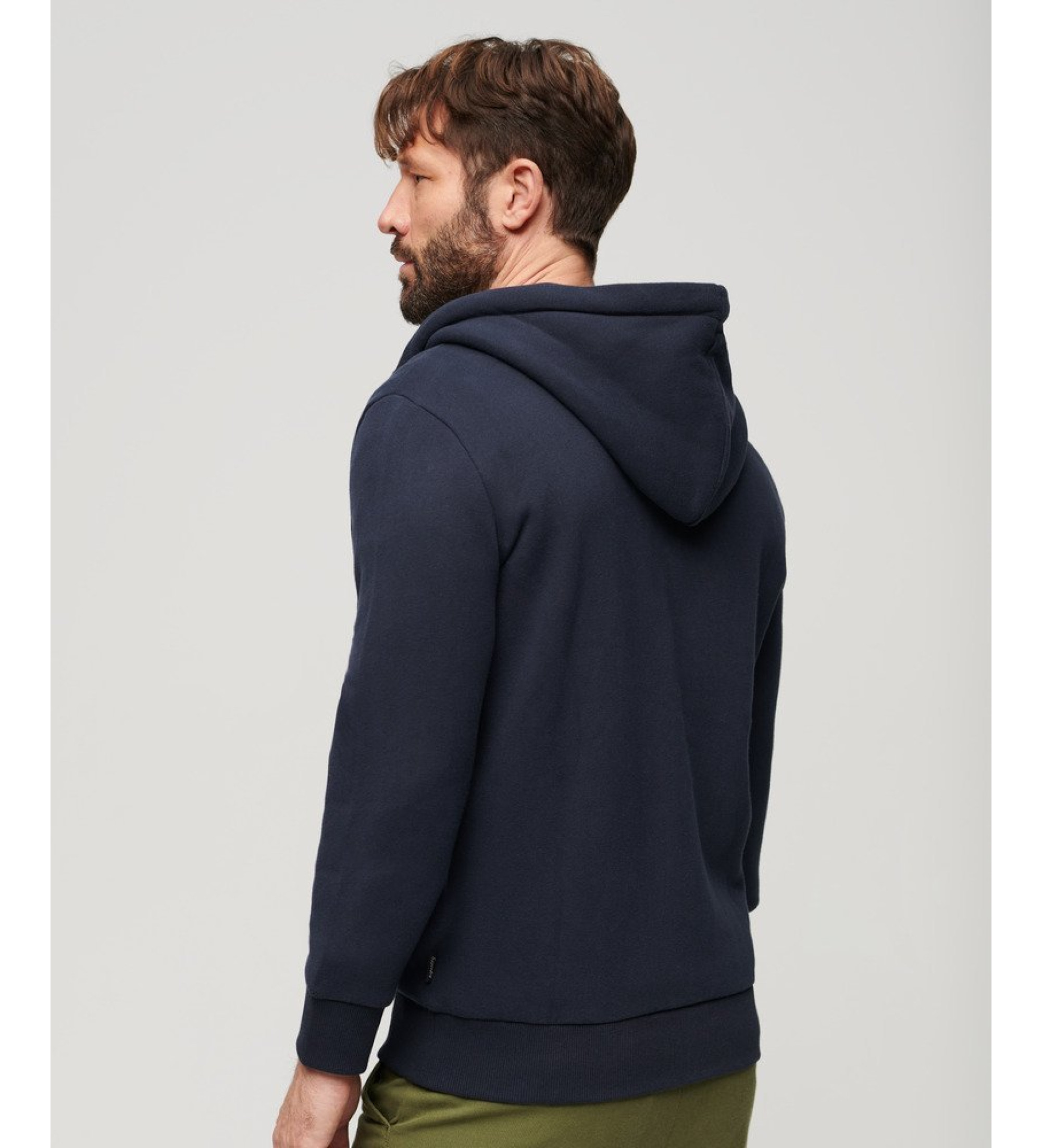 Superdry Fluorescent sweatshirt with logo Vintage Logo Navy