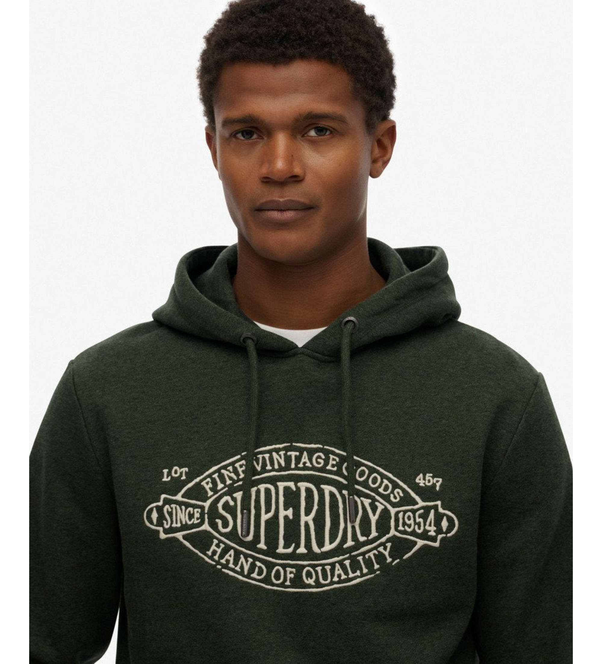 Superdry Felpa verde rilassata Outdoor Co Superdry Felpa verde rilassata Outdoor Co
