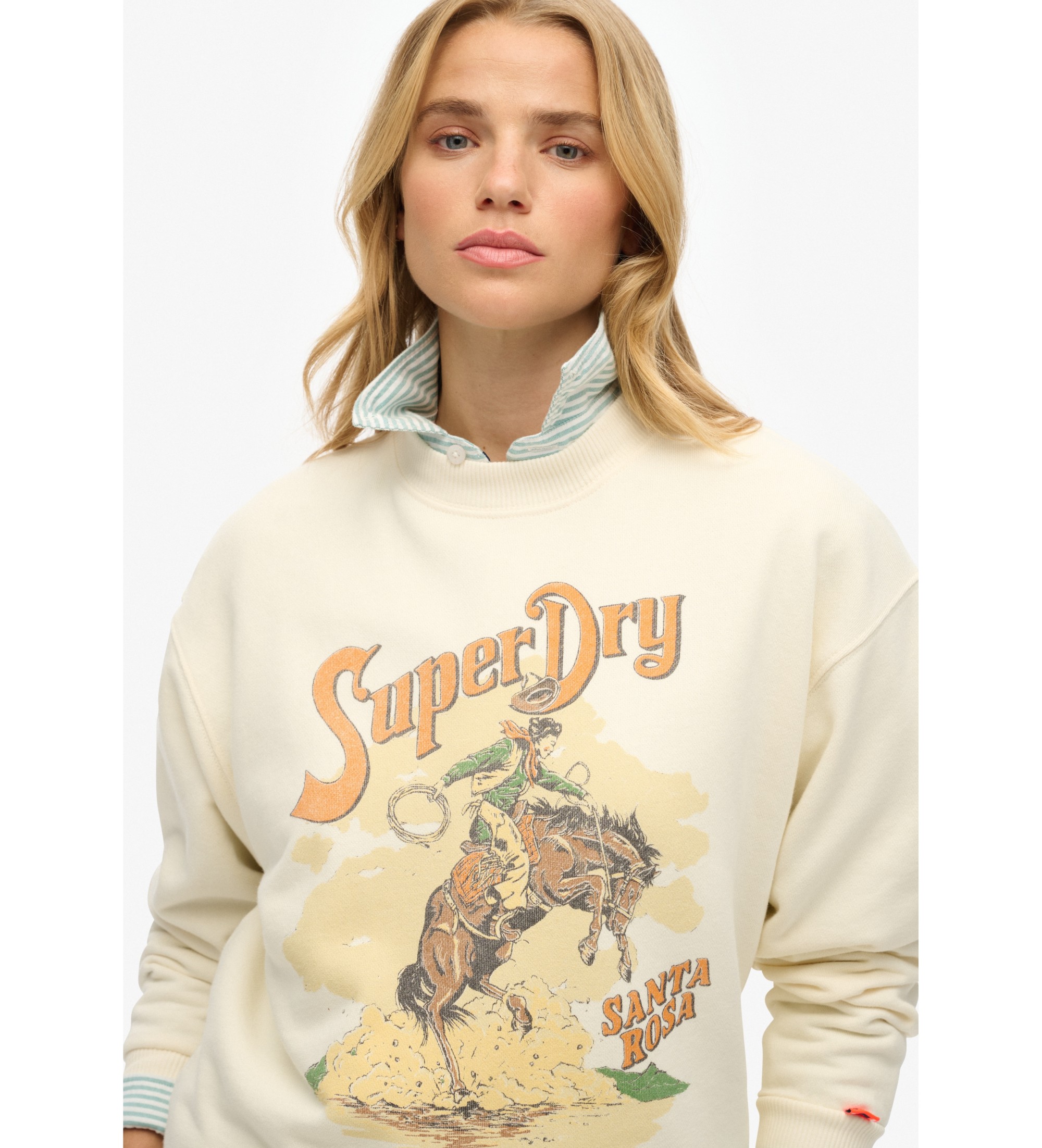 Superdry Sweater Souvenir beige