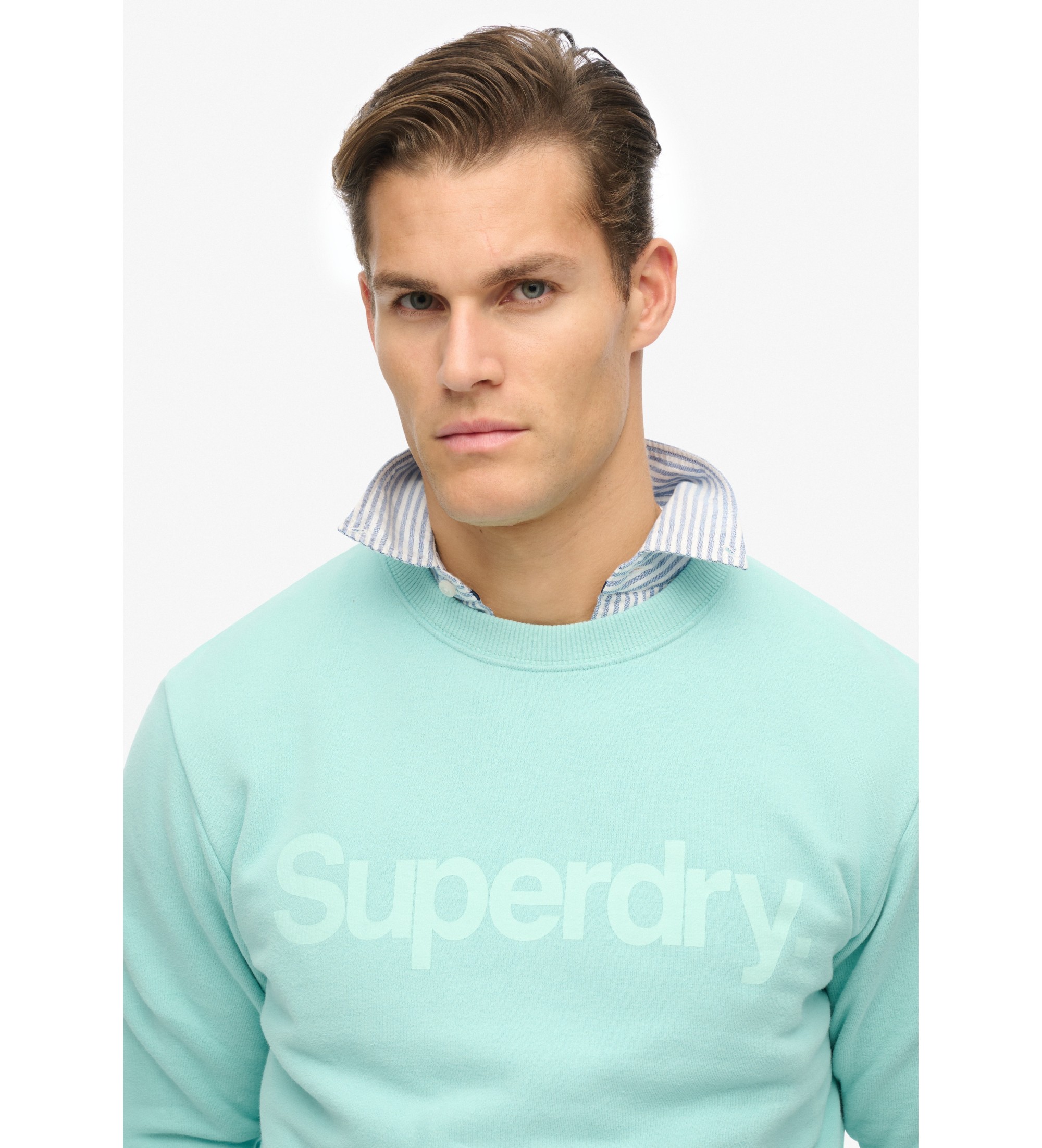 Superdry Sweat City avec logo Core vert