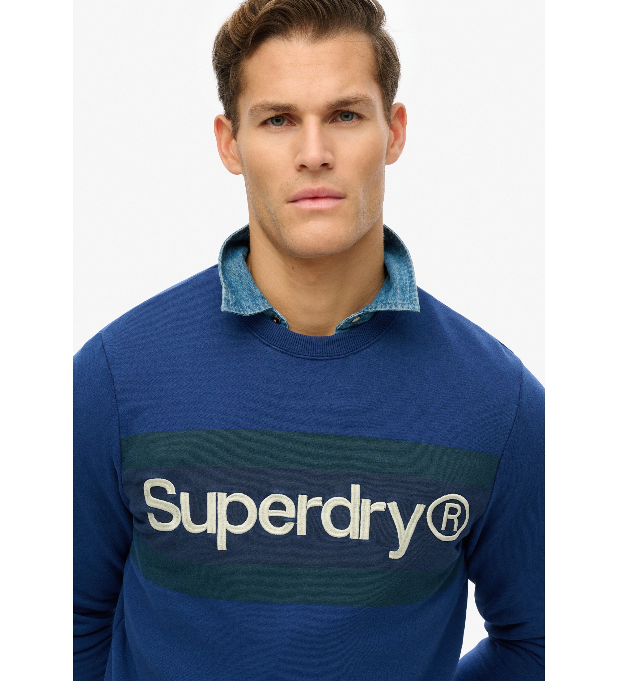 Superdry Core navy sweatshirt
