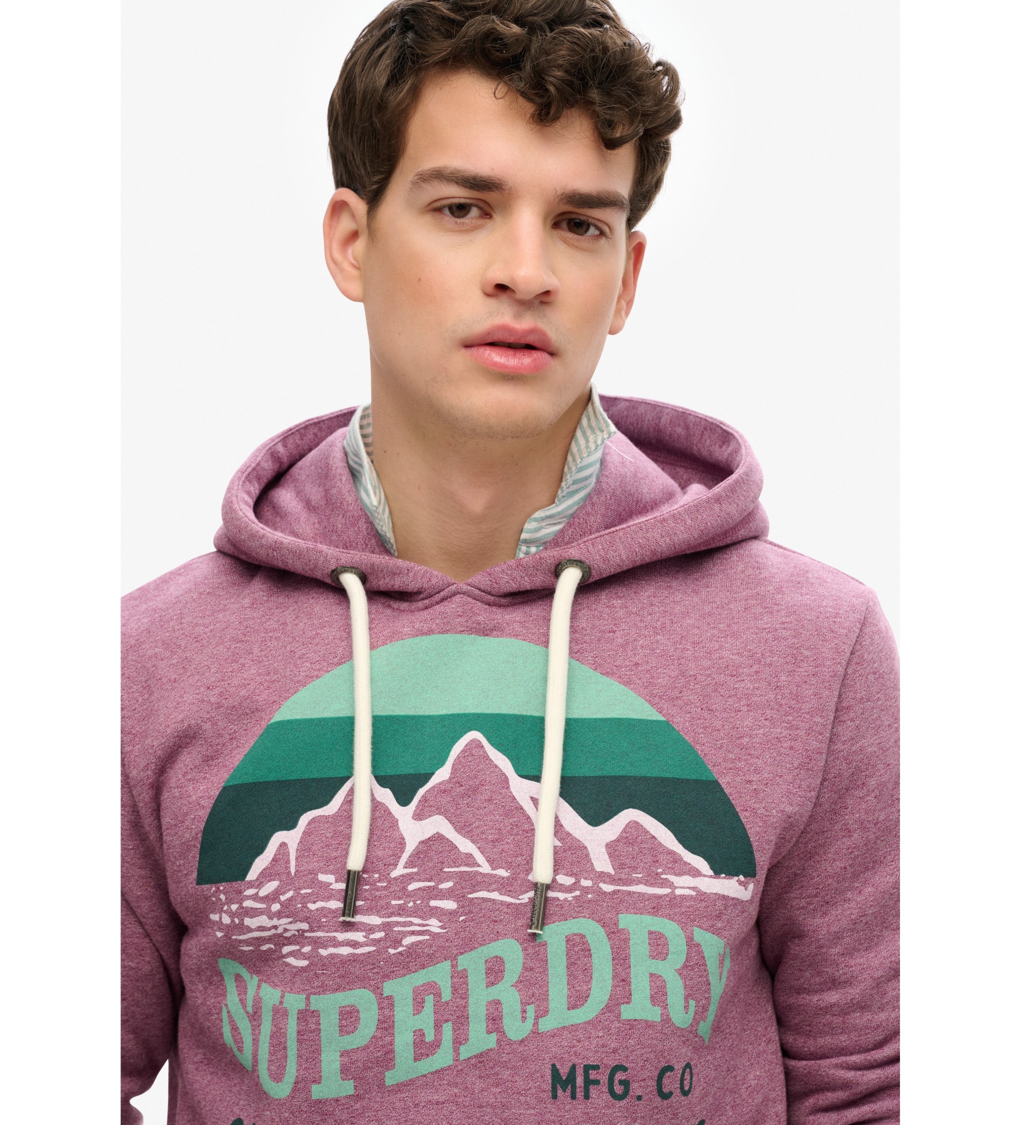 Superdry Felpa rosa Core Great Outdoors