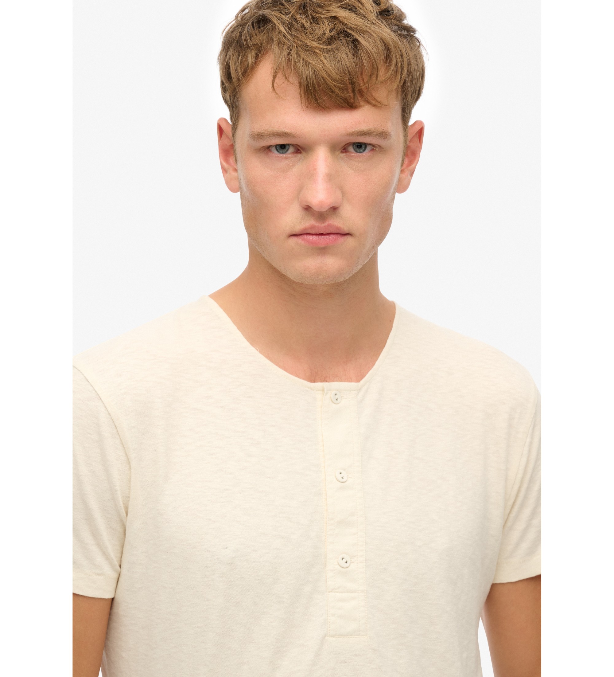 Superdry Merchant Store beige short sleeve t-shirt