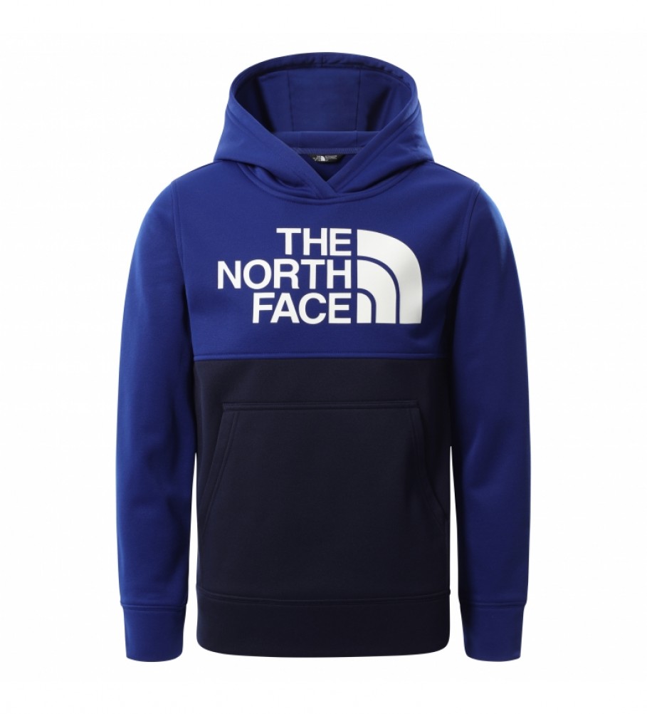 The North Face Blusa de Bloco de Bloco azul Boy Surgent P/O